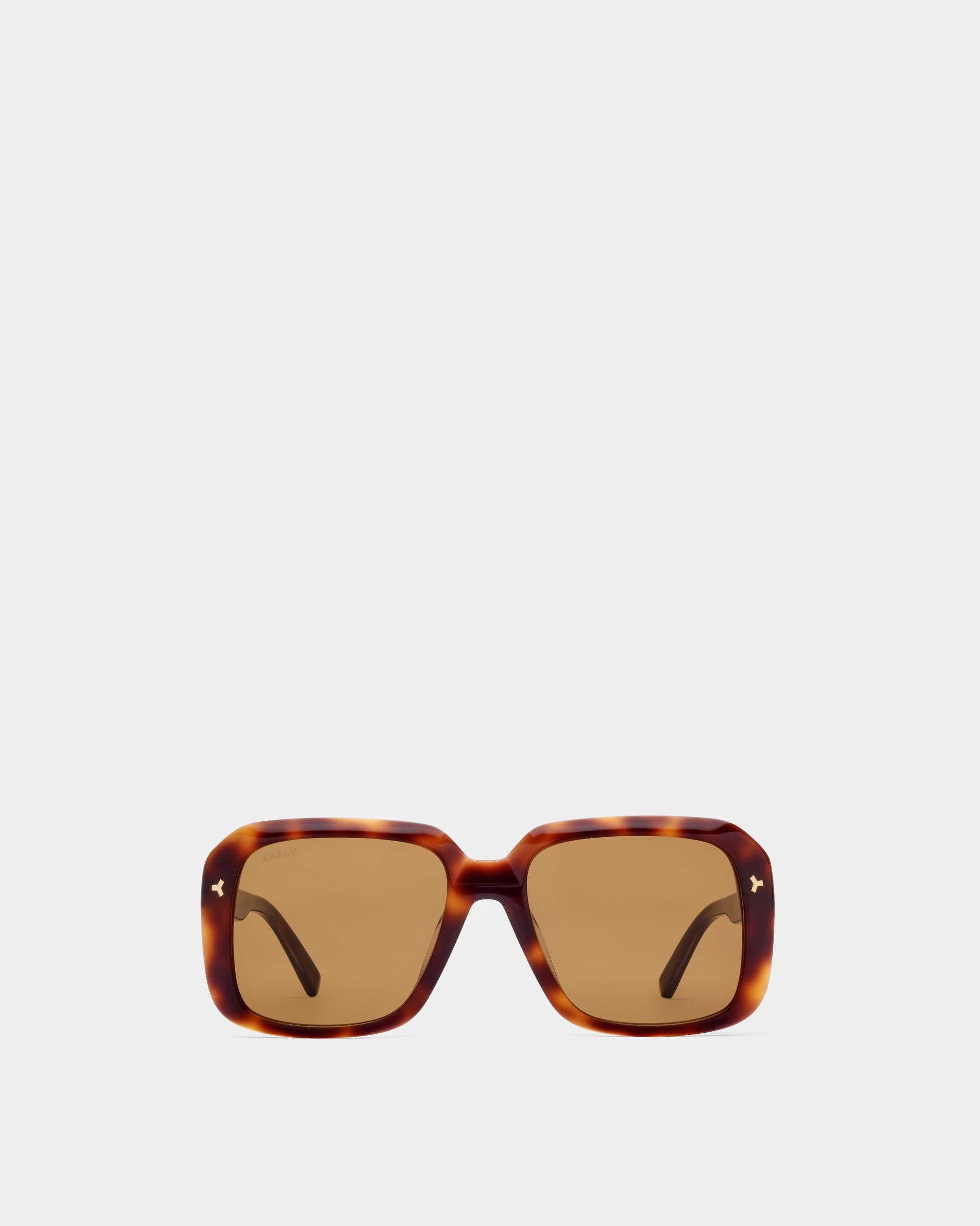 Thun Acetate Sunglasses In Dark Havana - Men's - Bally - 01