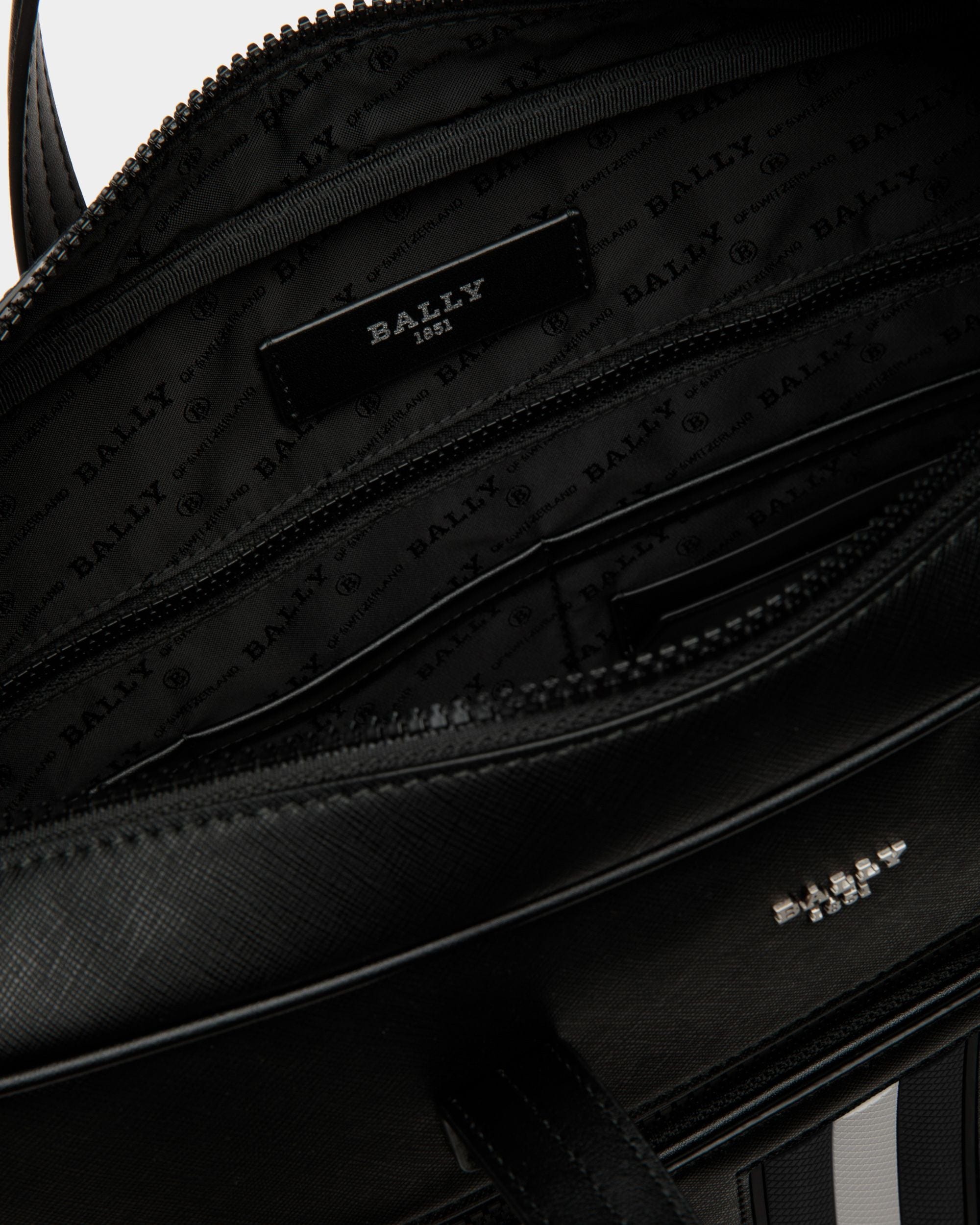 Mythos Business Bag In Black Leather - Men's - Bally - 04