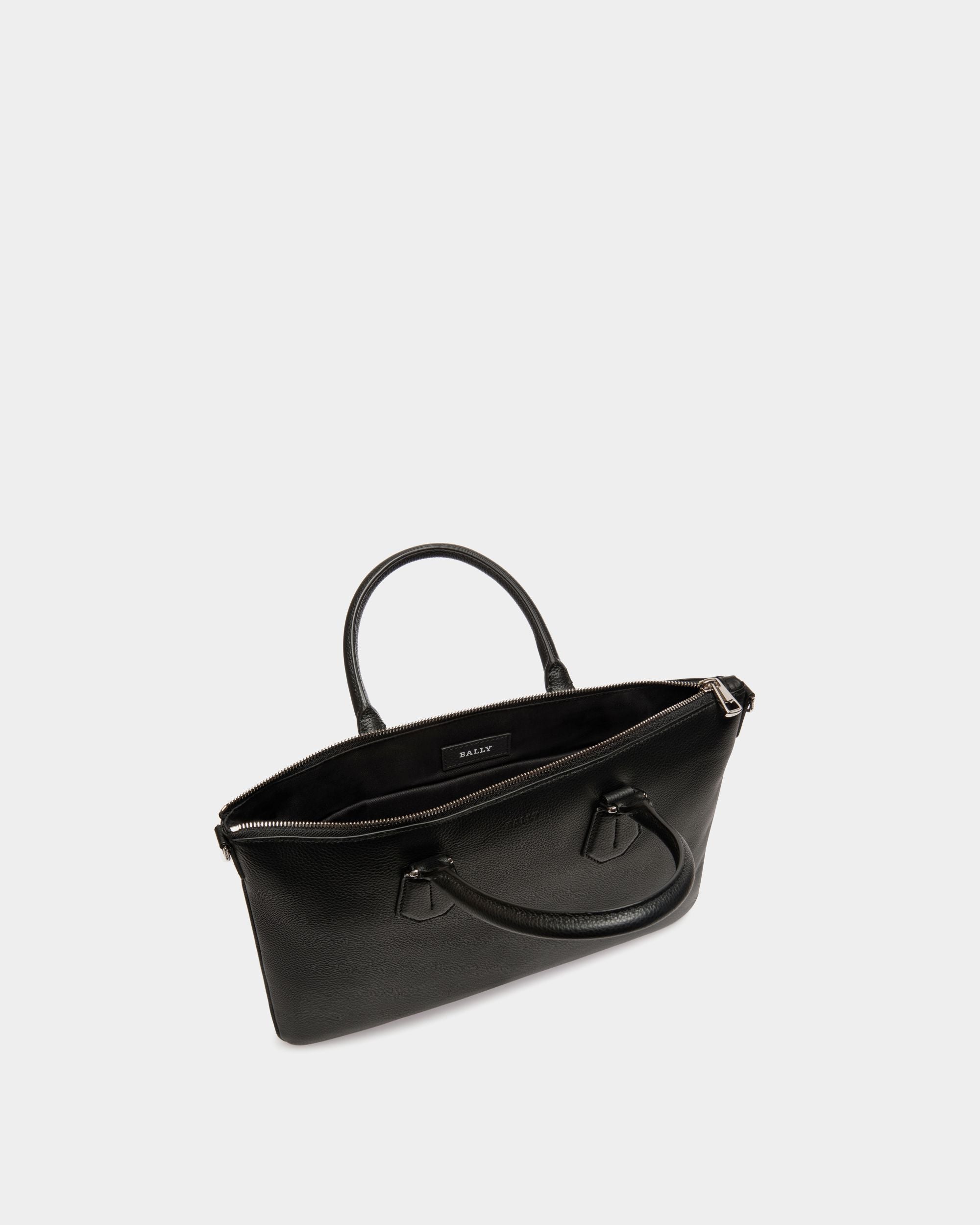 Business Bag In Black Leather - Men's - Bally - 04
