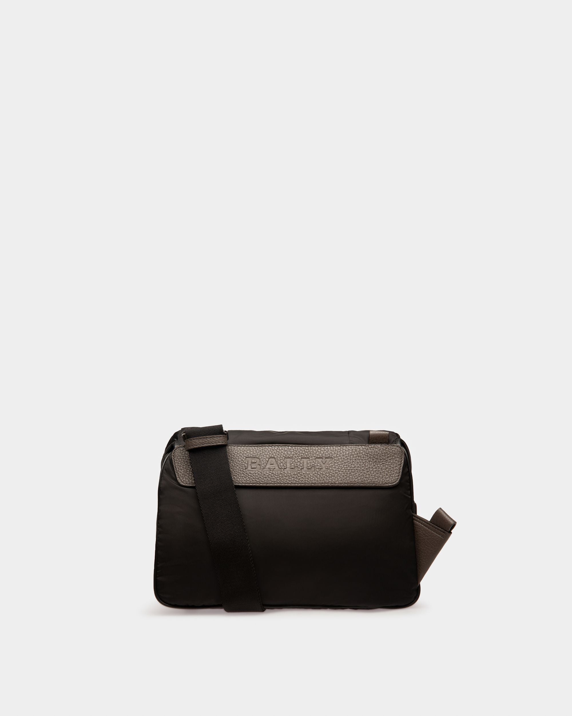 Borissey Recycled Nylon Messenger Bag In Black - Men's - Bally - 03
