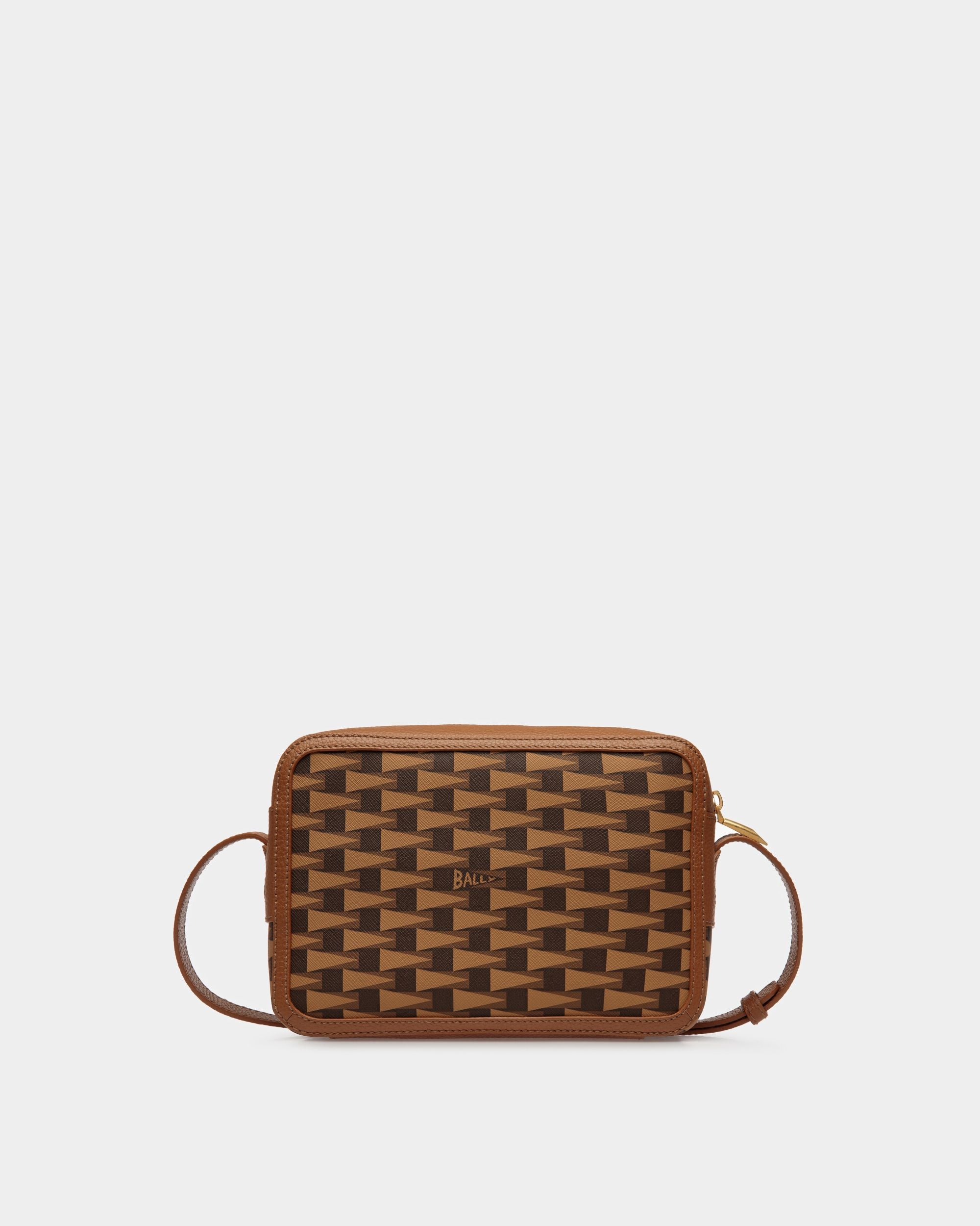 Pennant Crossbody Bag In Desert TPU - Men's - Bally - 02
