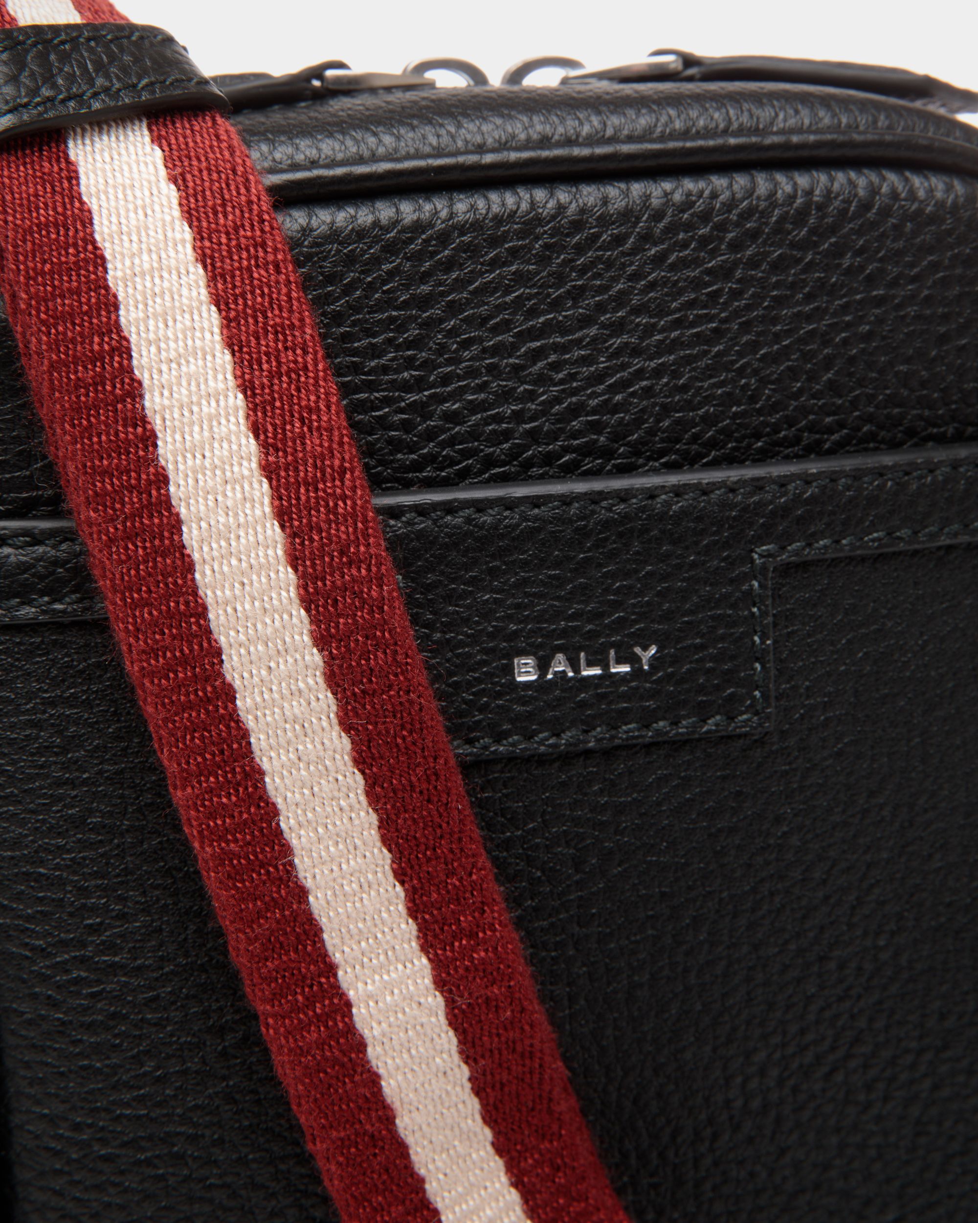 Men s Code Crossbody Bag in Black Leather Bally
