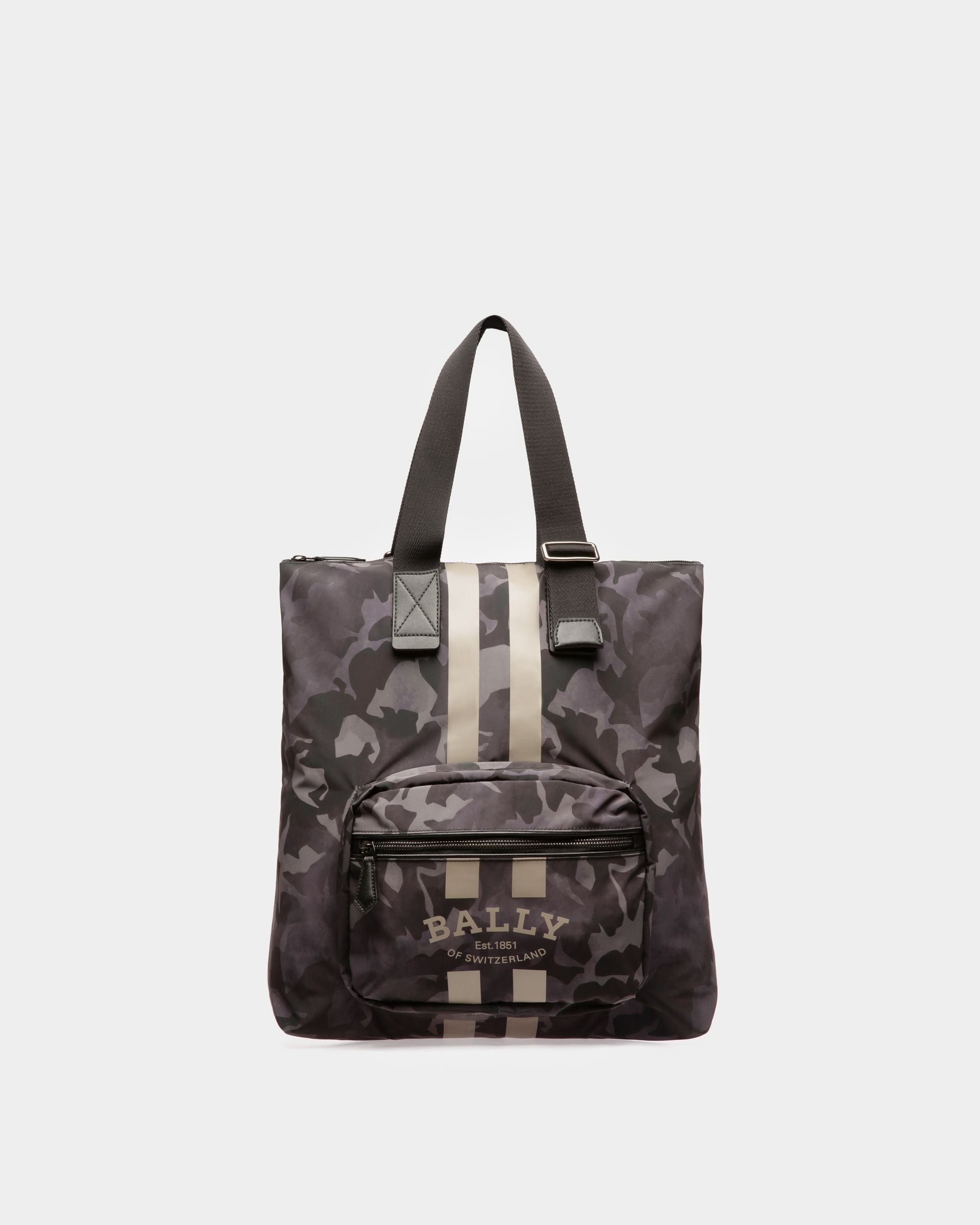Fallie Nylon Tote In Black - Men's - Bally - 01