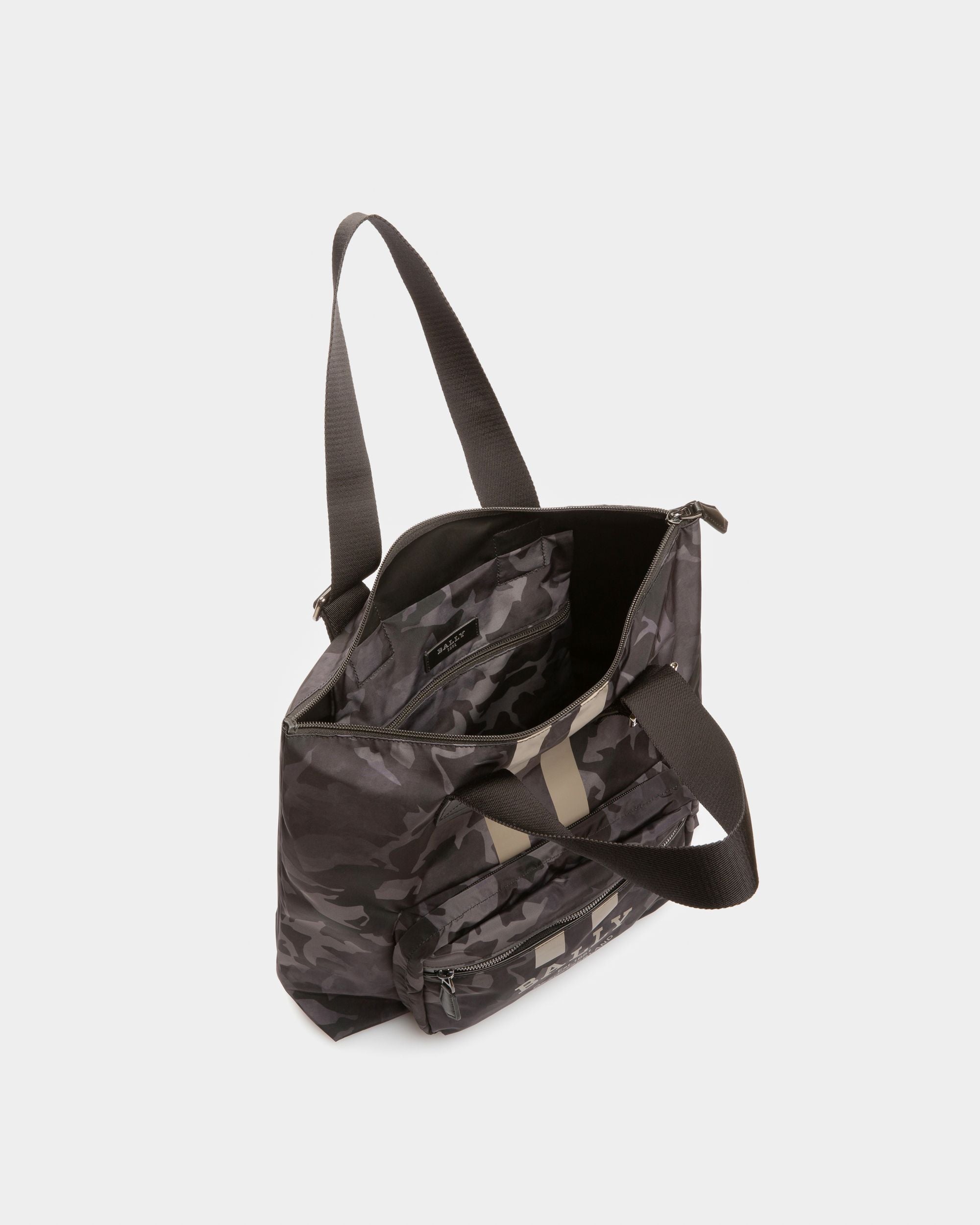 Fallie Nylon Tote In Black - Men's - Bally - 04