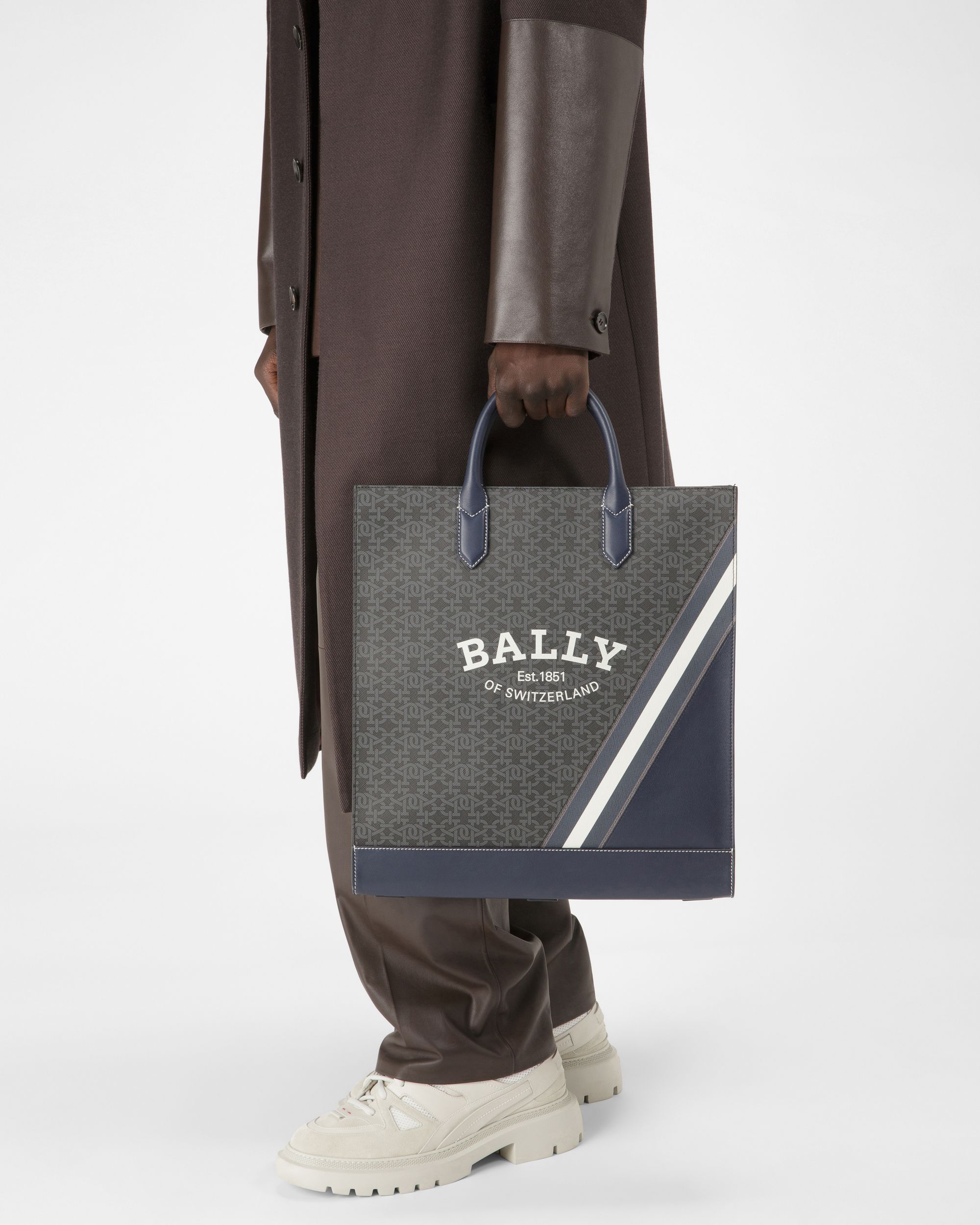 Celmas Tpu Tote In Grey - Men's - Bally - 02
