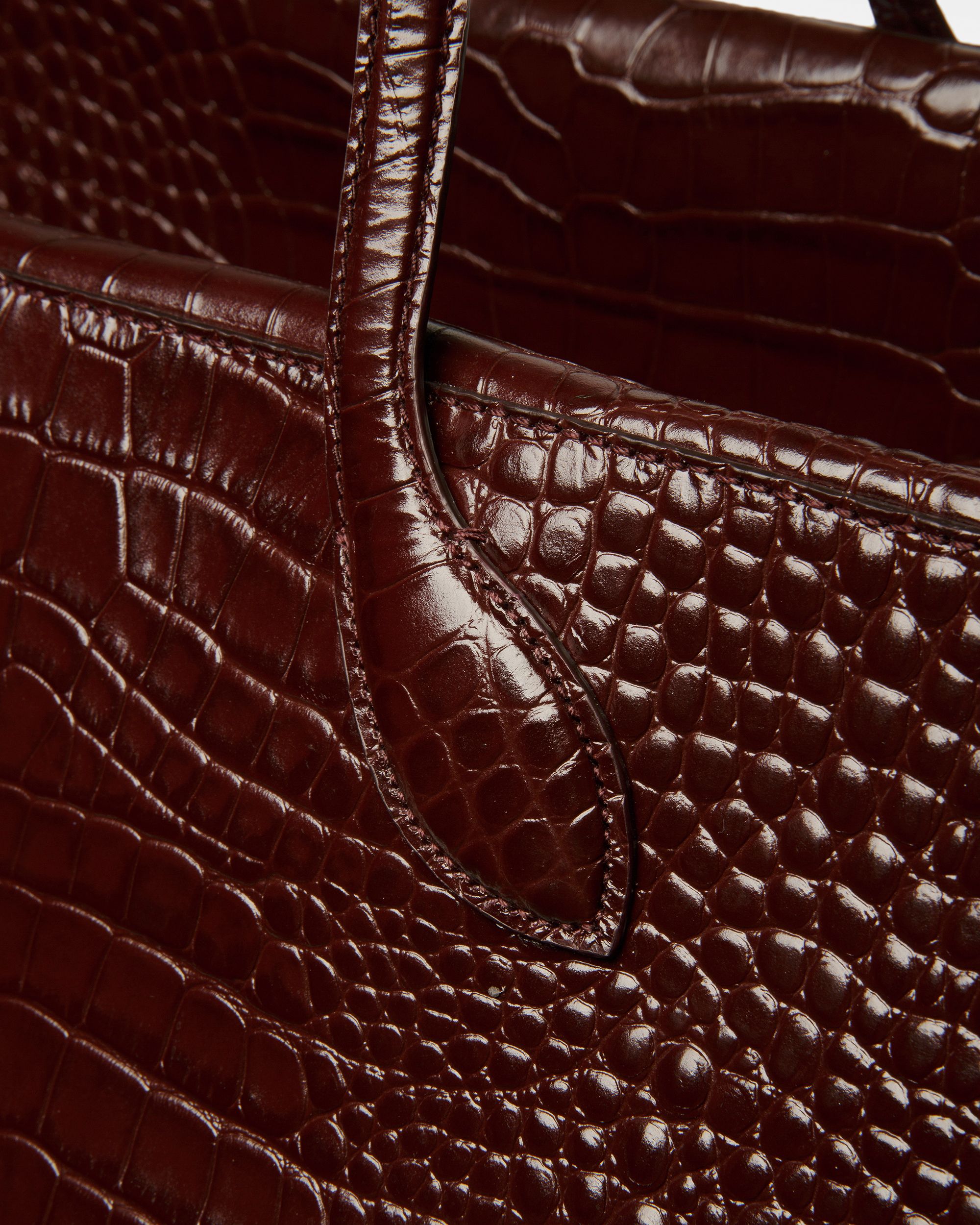 Cal Large Weekender In Crocodile Embossed - Men's - Bally - 06