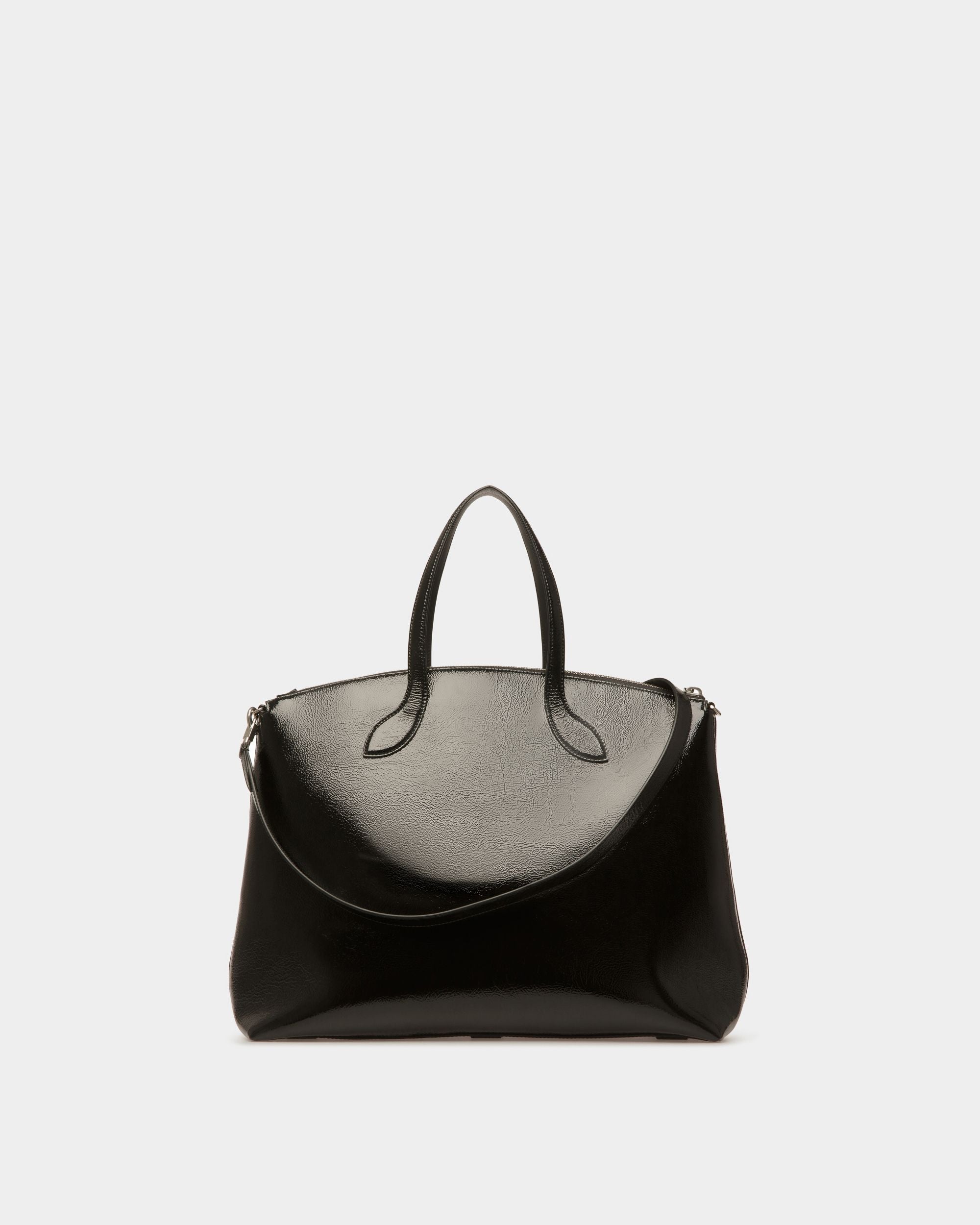 Lago Tote Bag In Black Leather - Men's - Bally - 02
