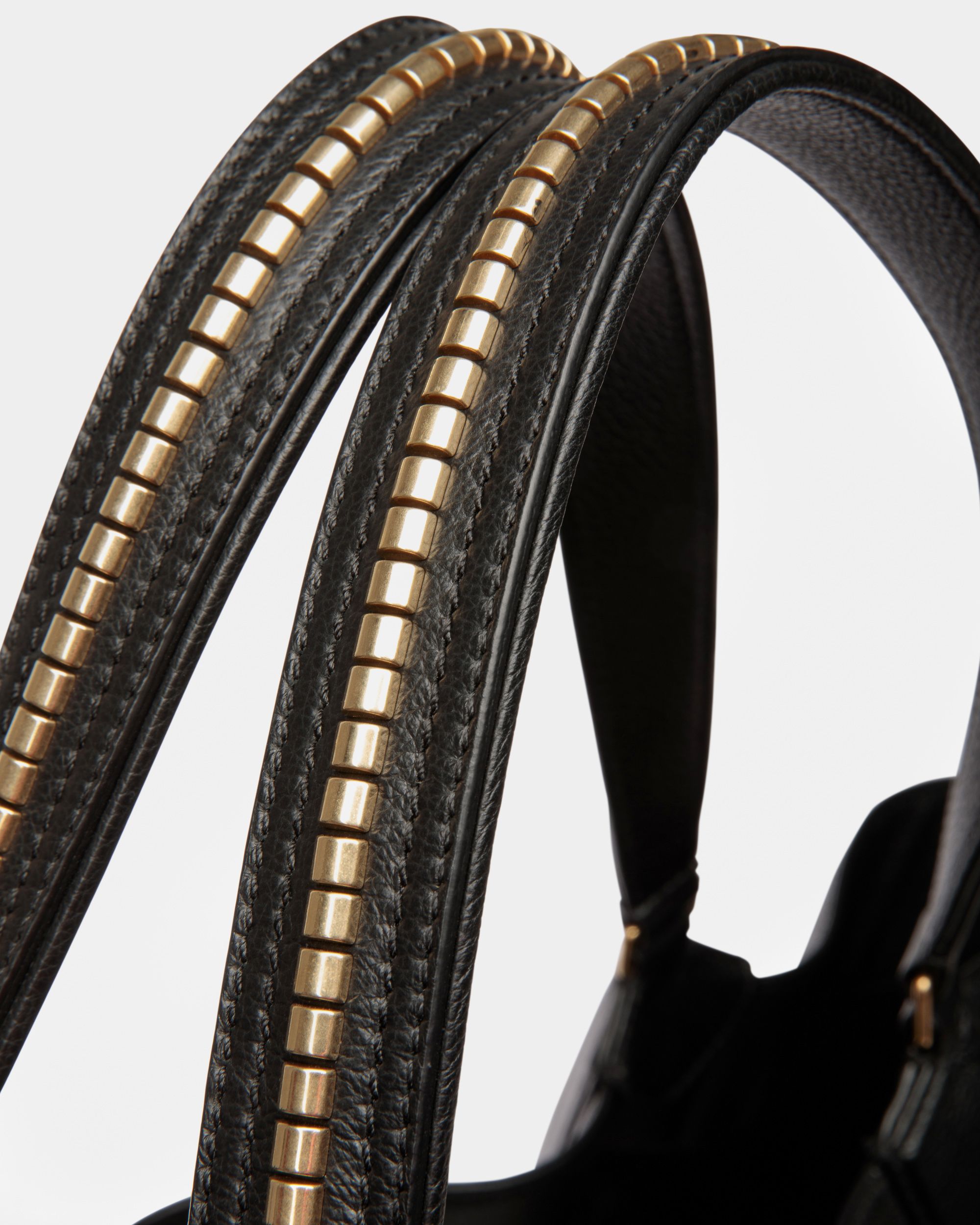 Arkle Large Shopper In Black Leather - Men's - Bally - 06