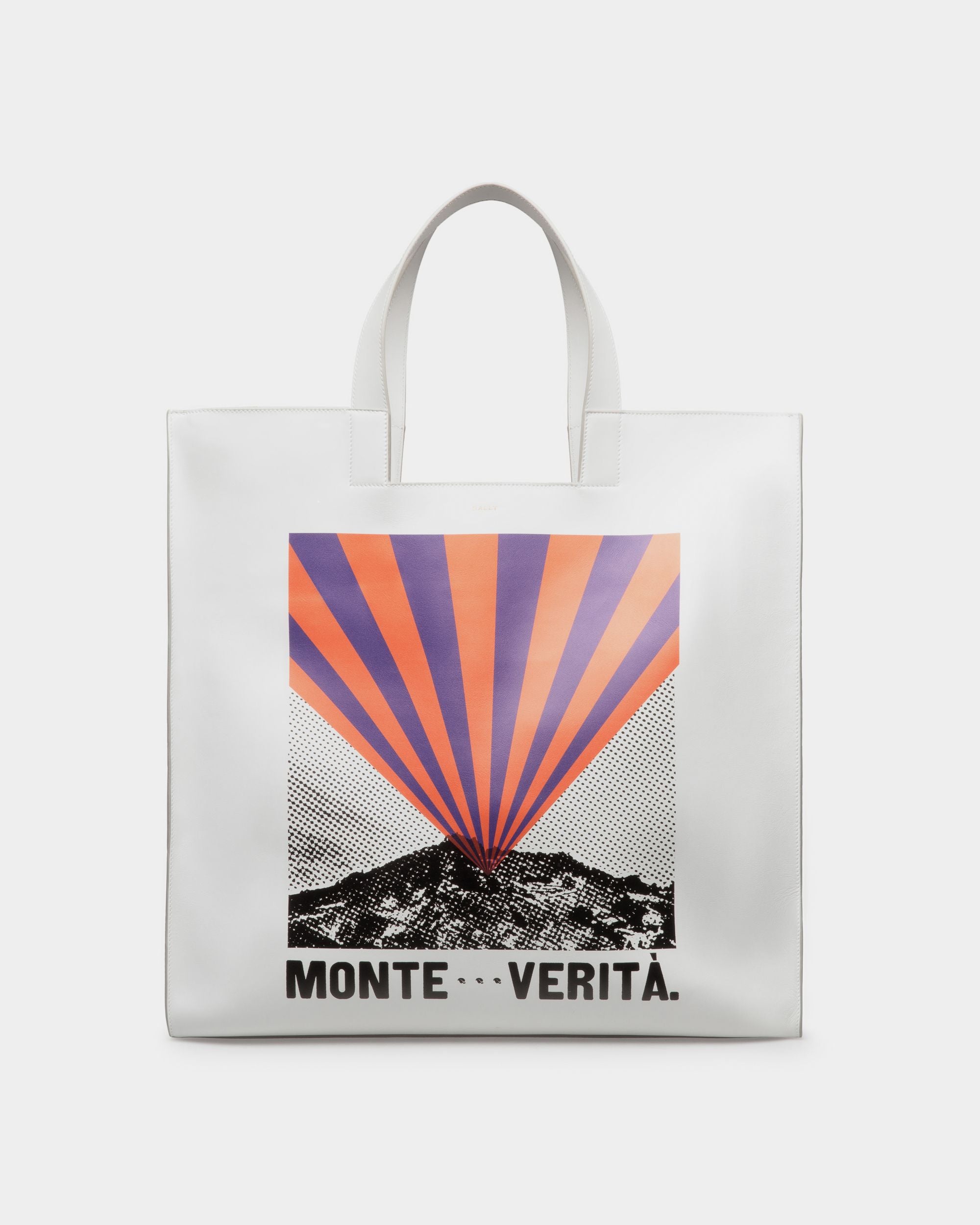 Easy Bally Tote in Monte Verità Print Leather - Men's - Bally - 01