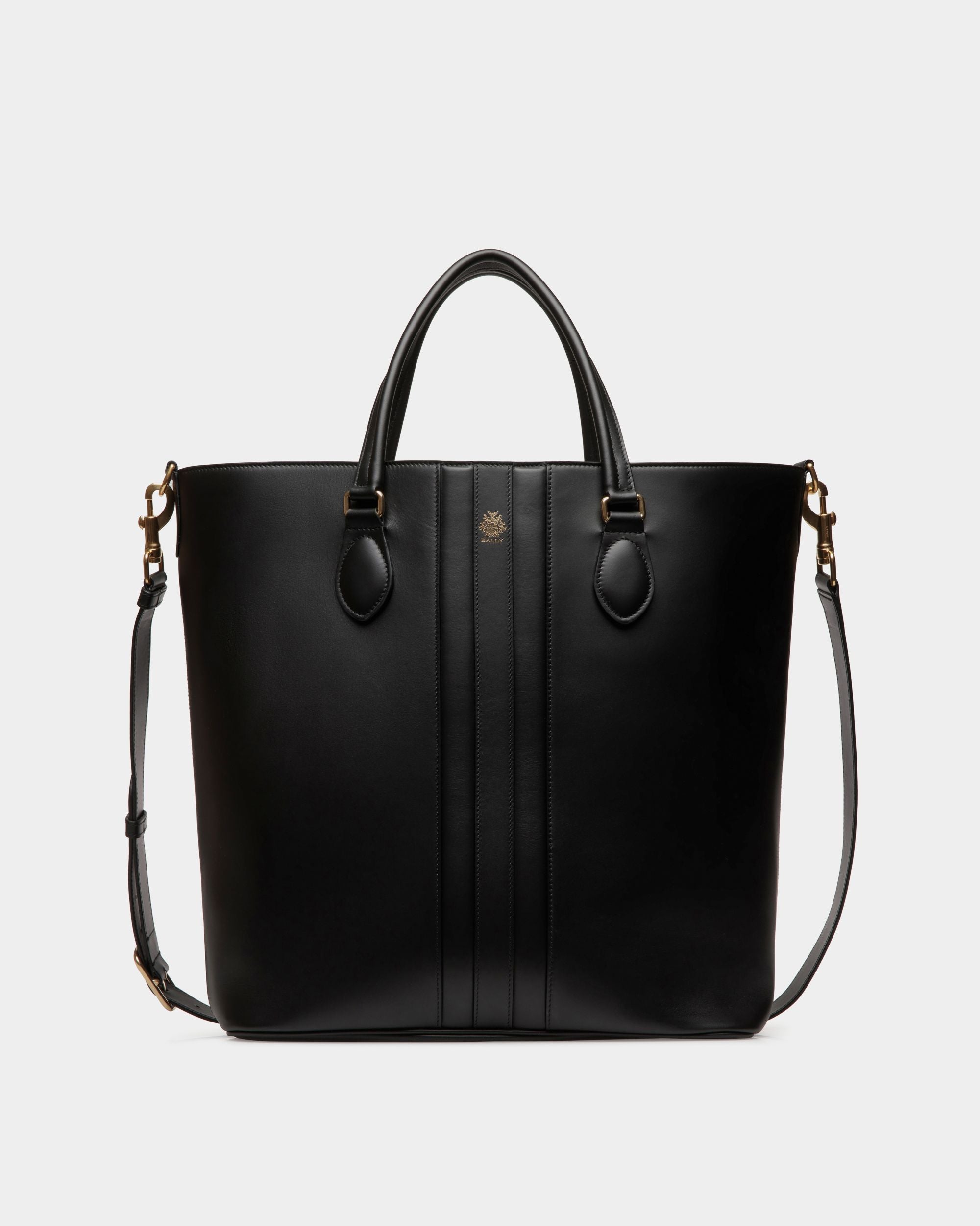 Beckett Tote In Black Leather - Men's - Bally - 01