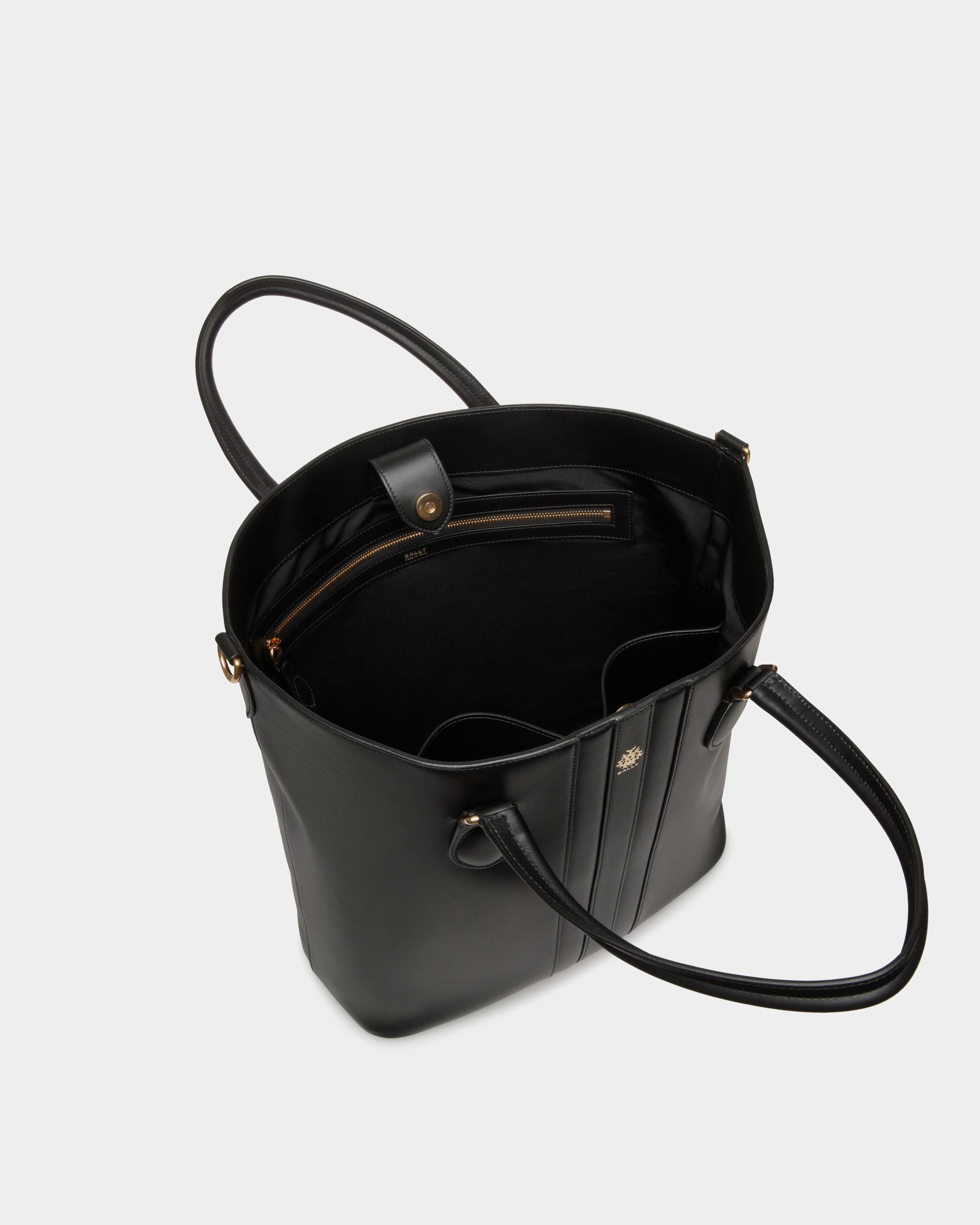 Beckett Tote In Black Leather - Men's - Bally - 04