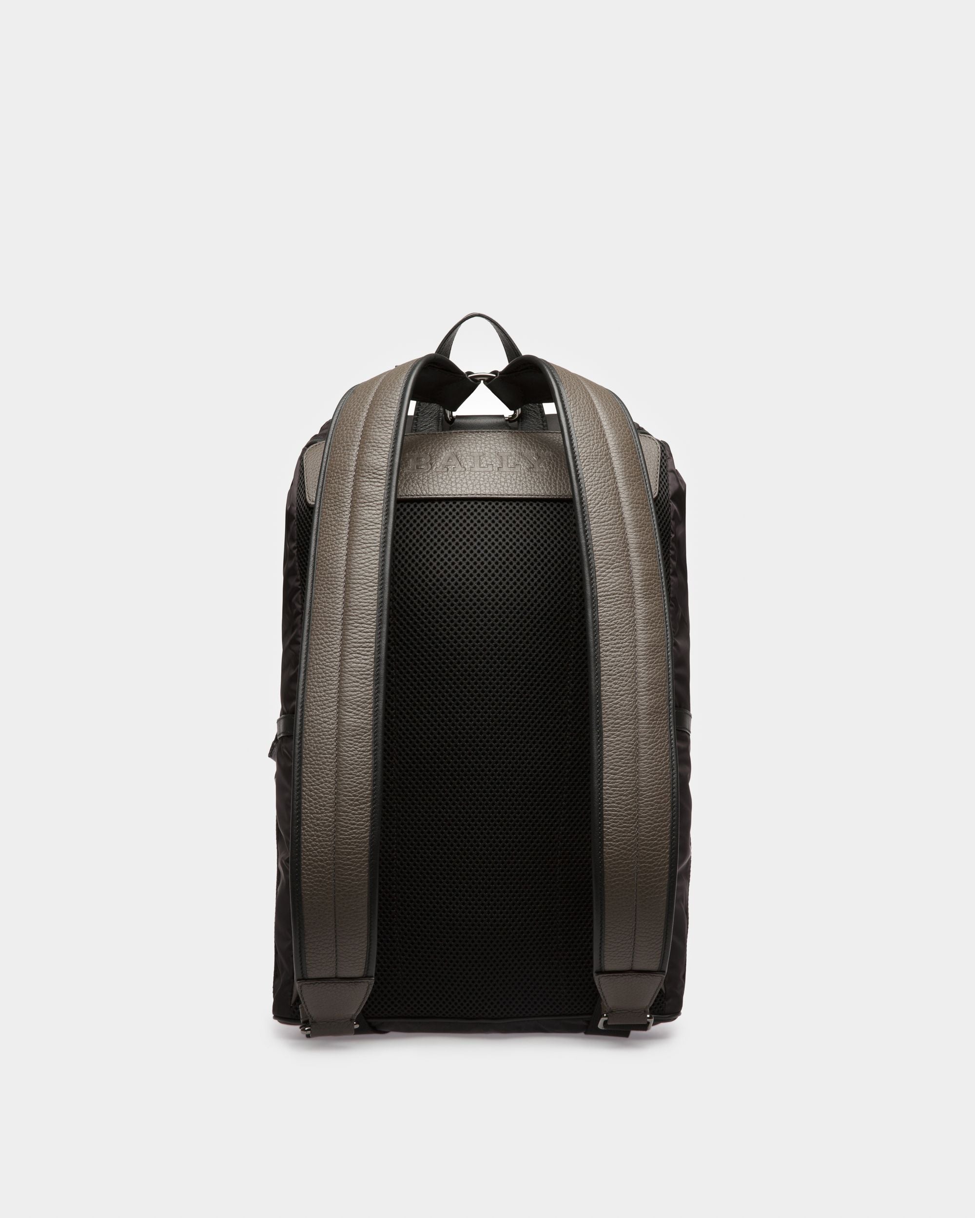 Bergmann Recycled Nylon Backpack In Black - Men's - Bally - 03
