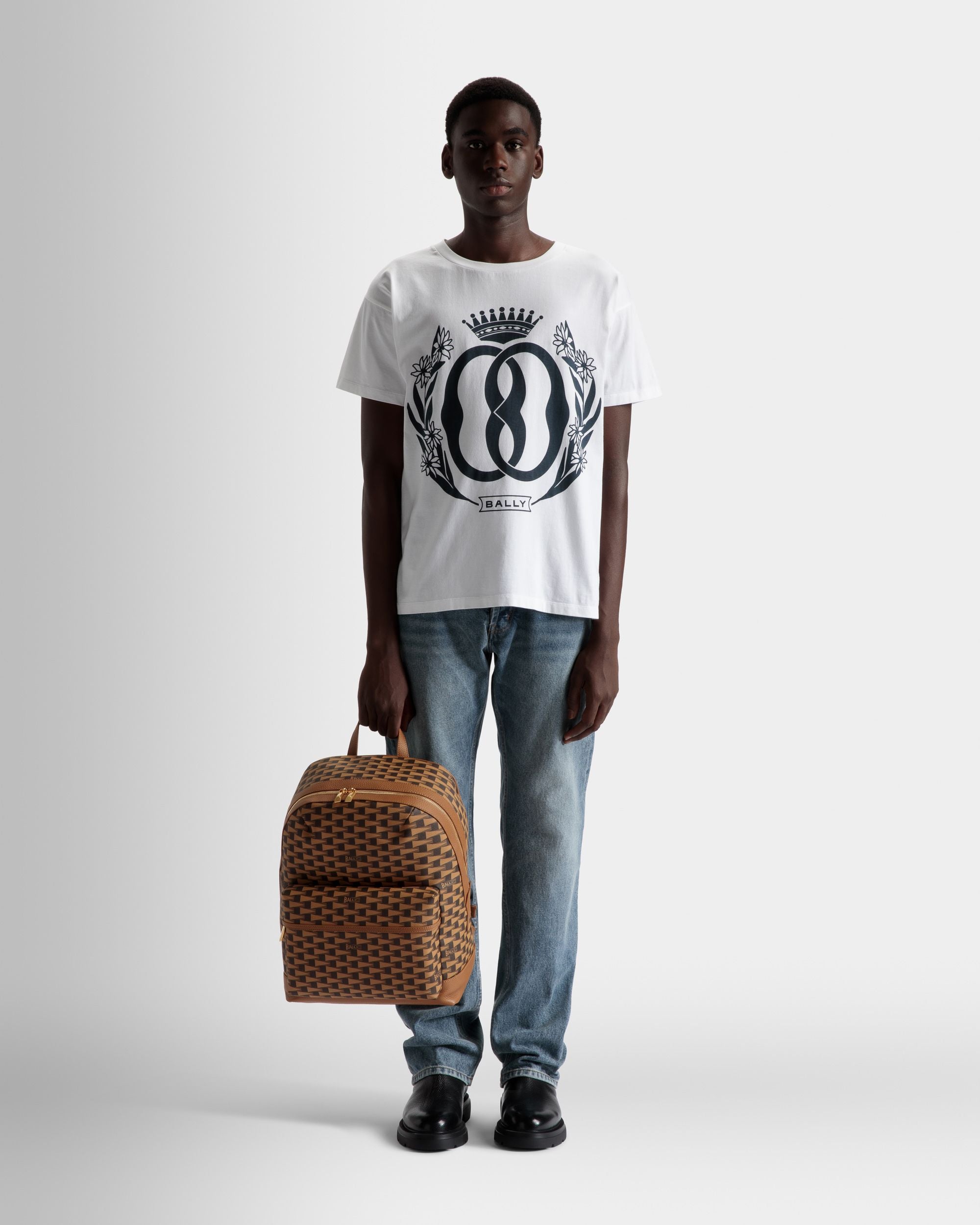 Pennant Backpack In Desert TPU - Men's - Bally - 02