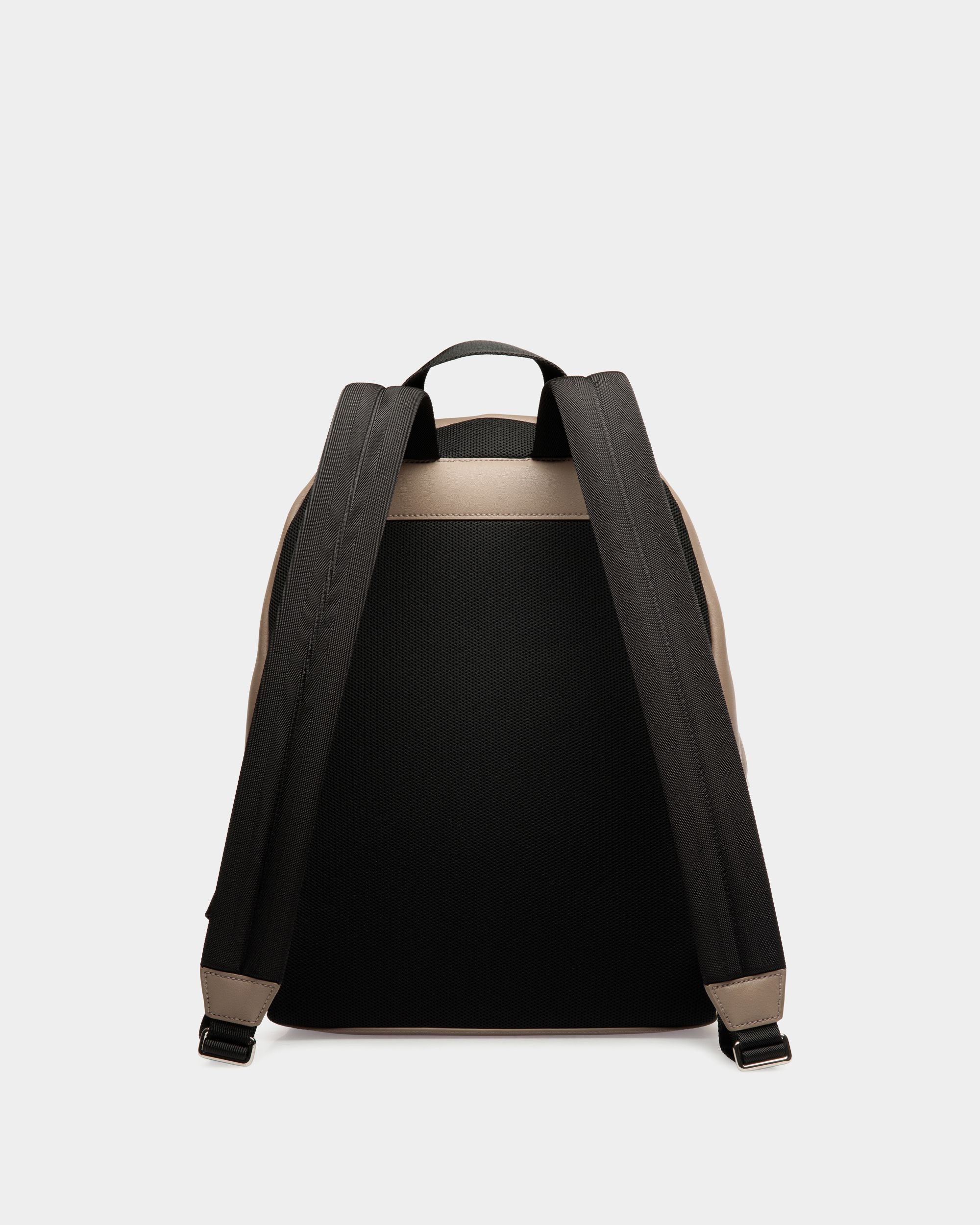 Backpack In Brown  Leather - Men's - Bally - 02