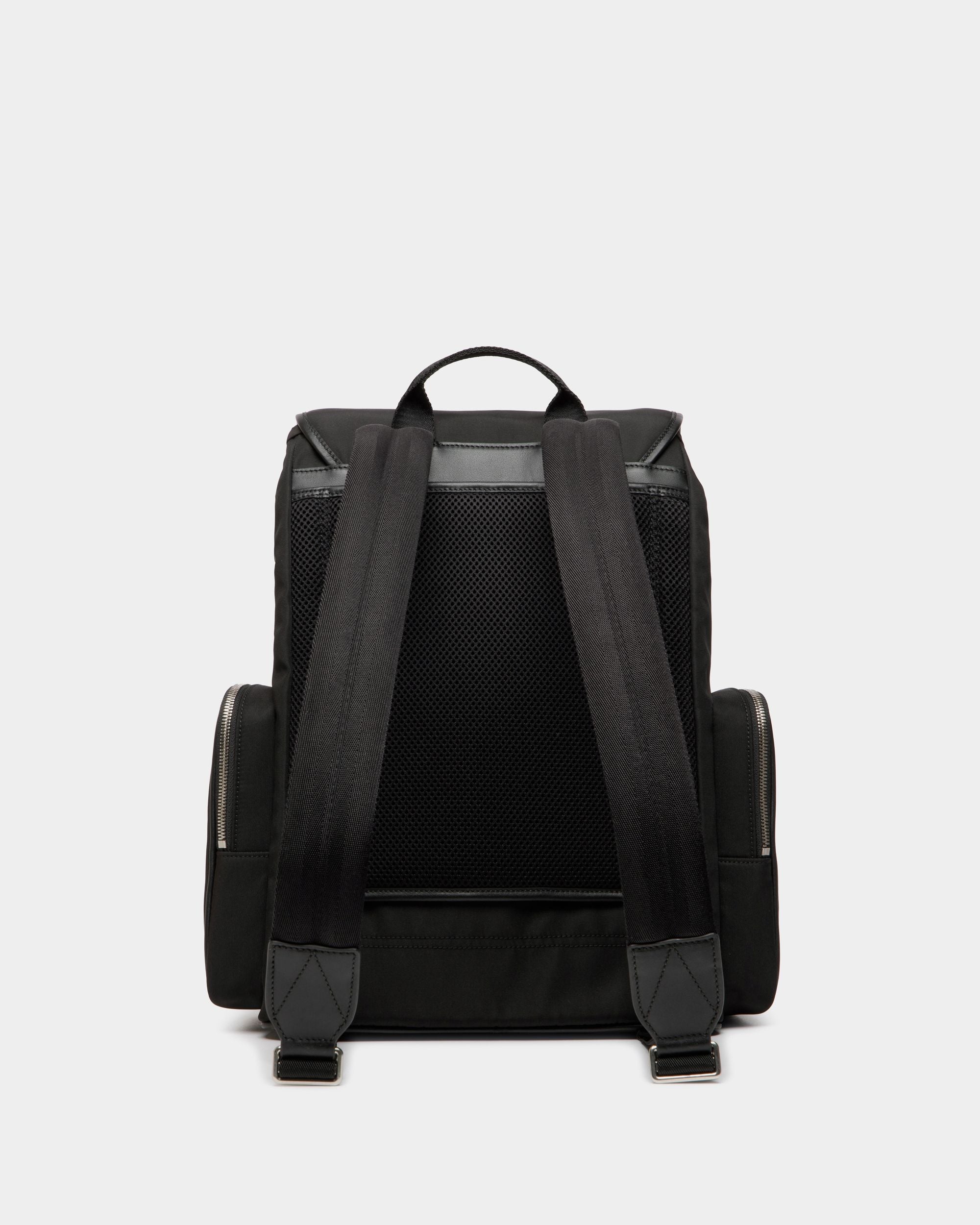 Code Backpack in Black Nylon - Men's - Bally - 03