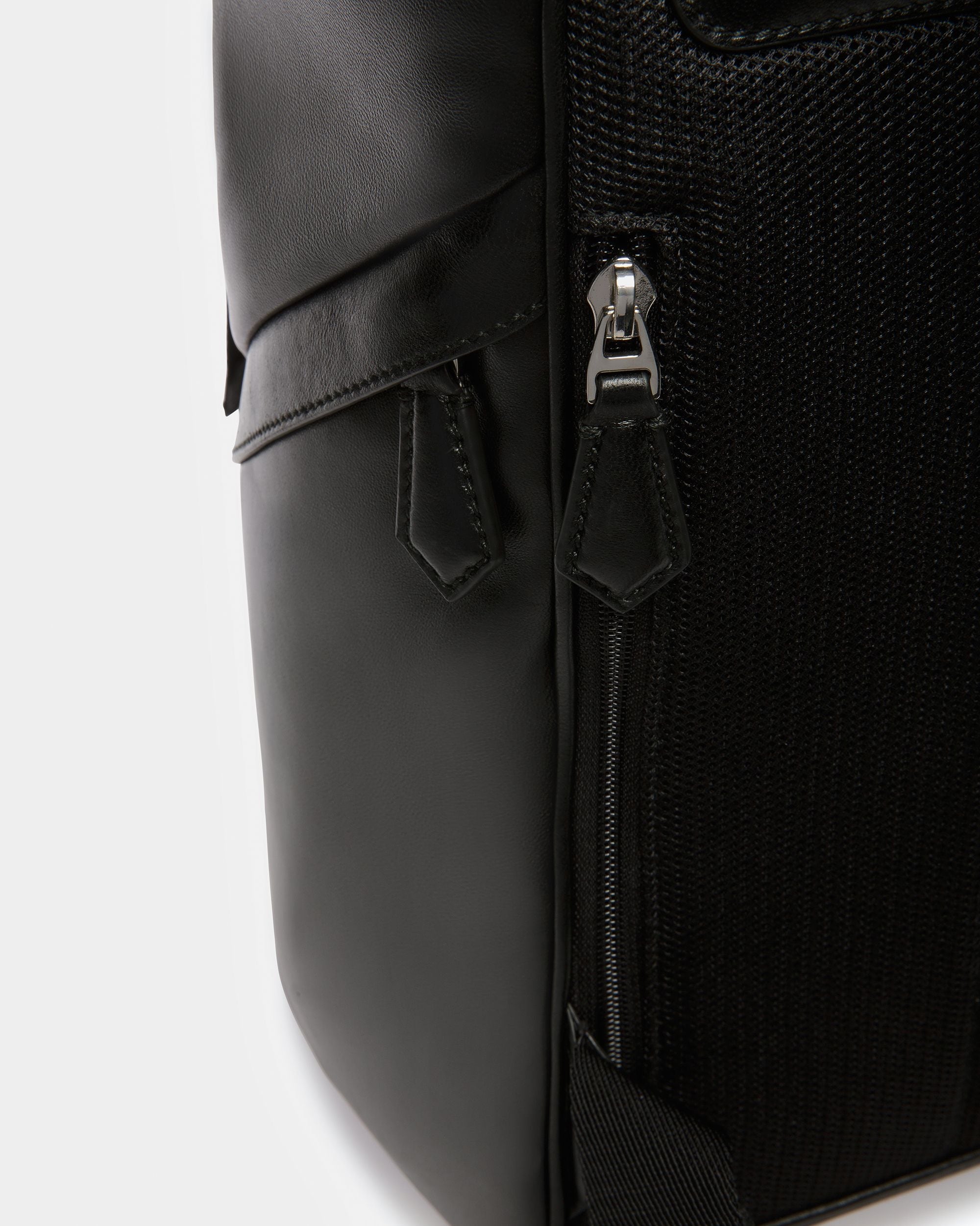 Athor Leather Backpack In Black - Men's - Bally - 07