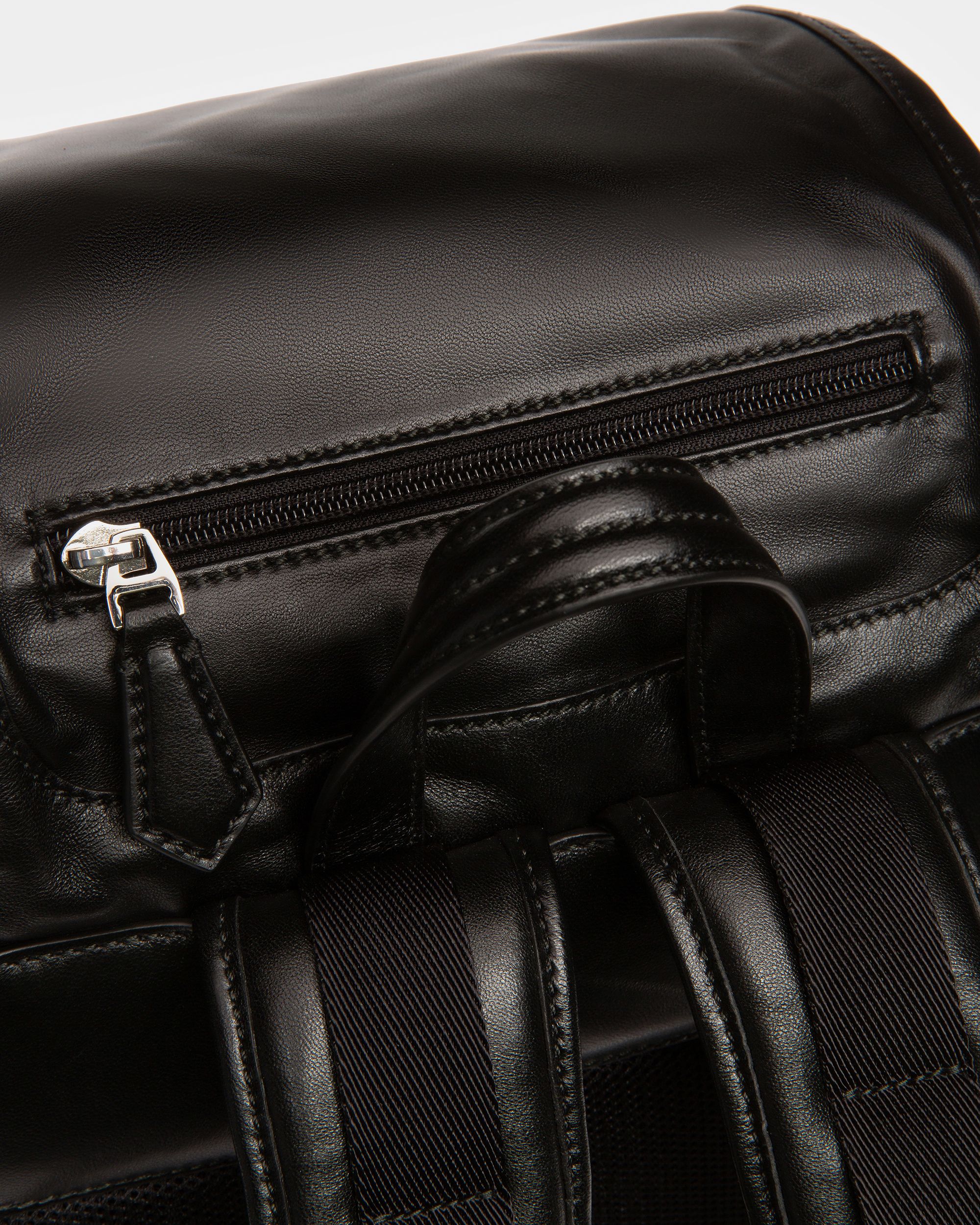 Athor Leather Backpack In Black - Men's - Bally - 08