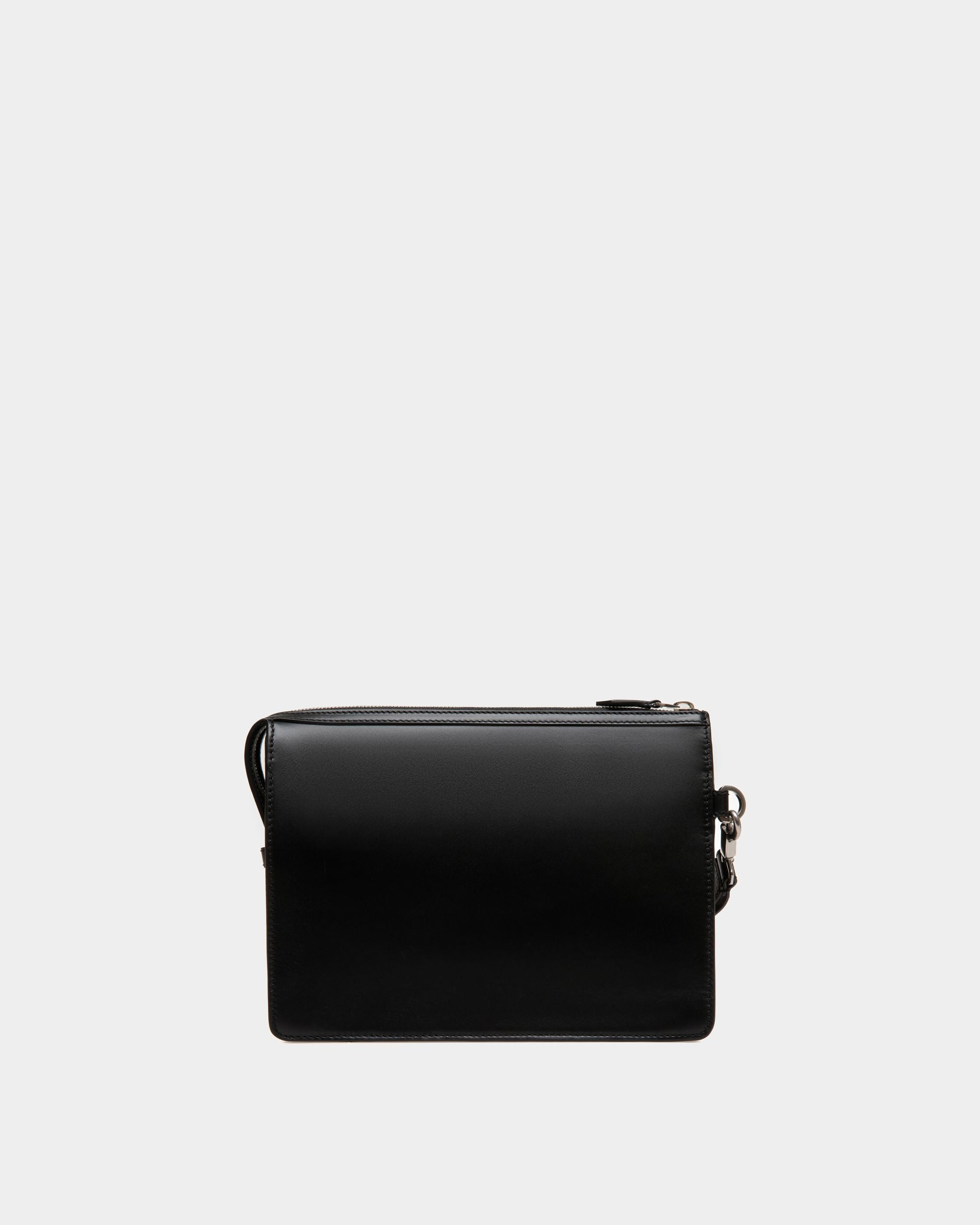 Busy Bally Pouch in Black Leather - Men's - Bally - 02