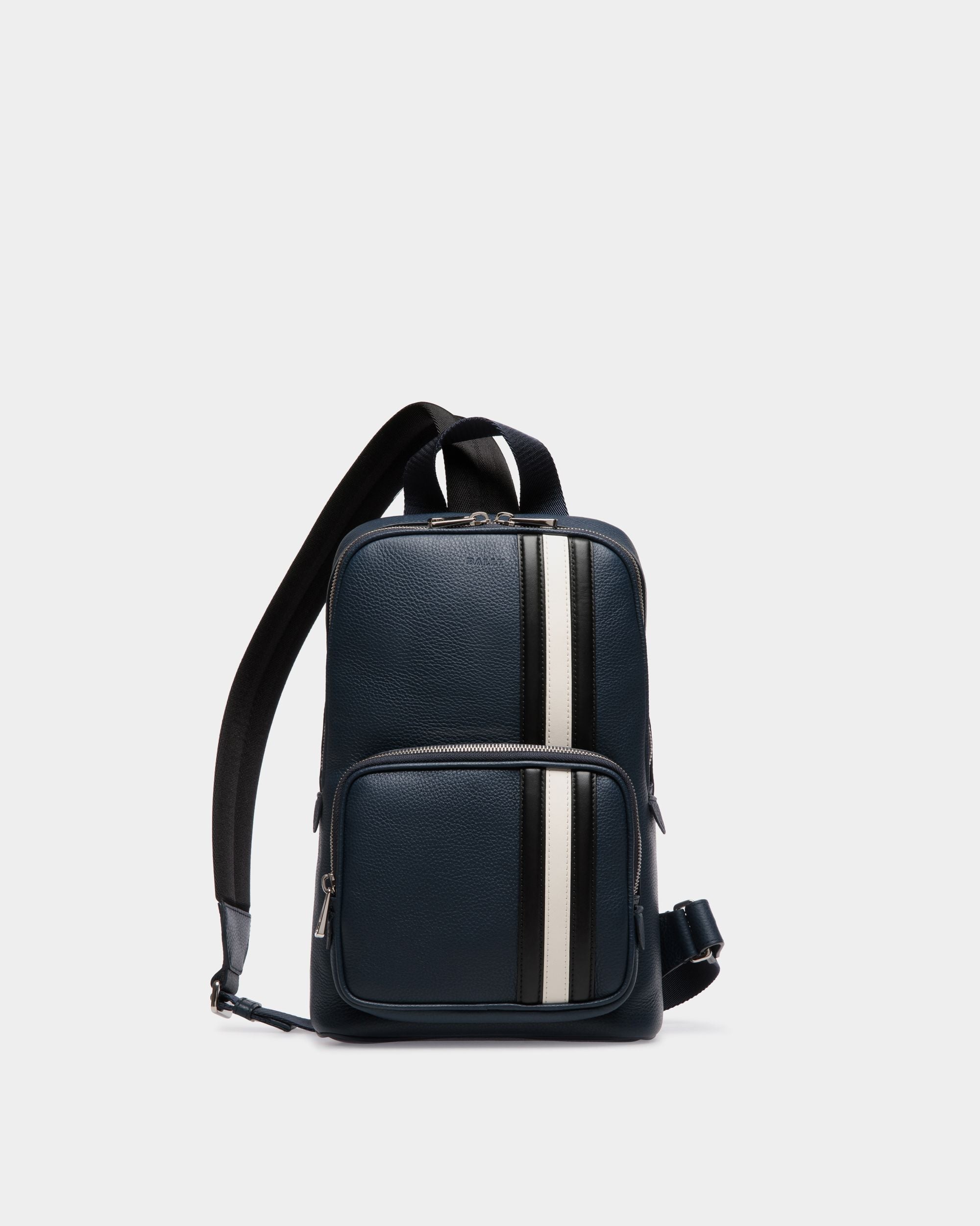 Sling Bag In Black Bovine - Men's - Bally - 01