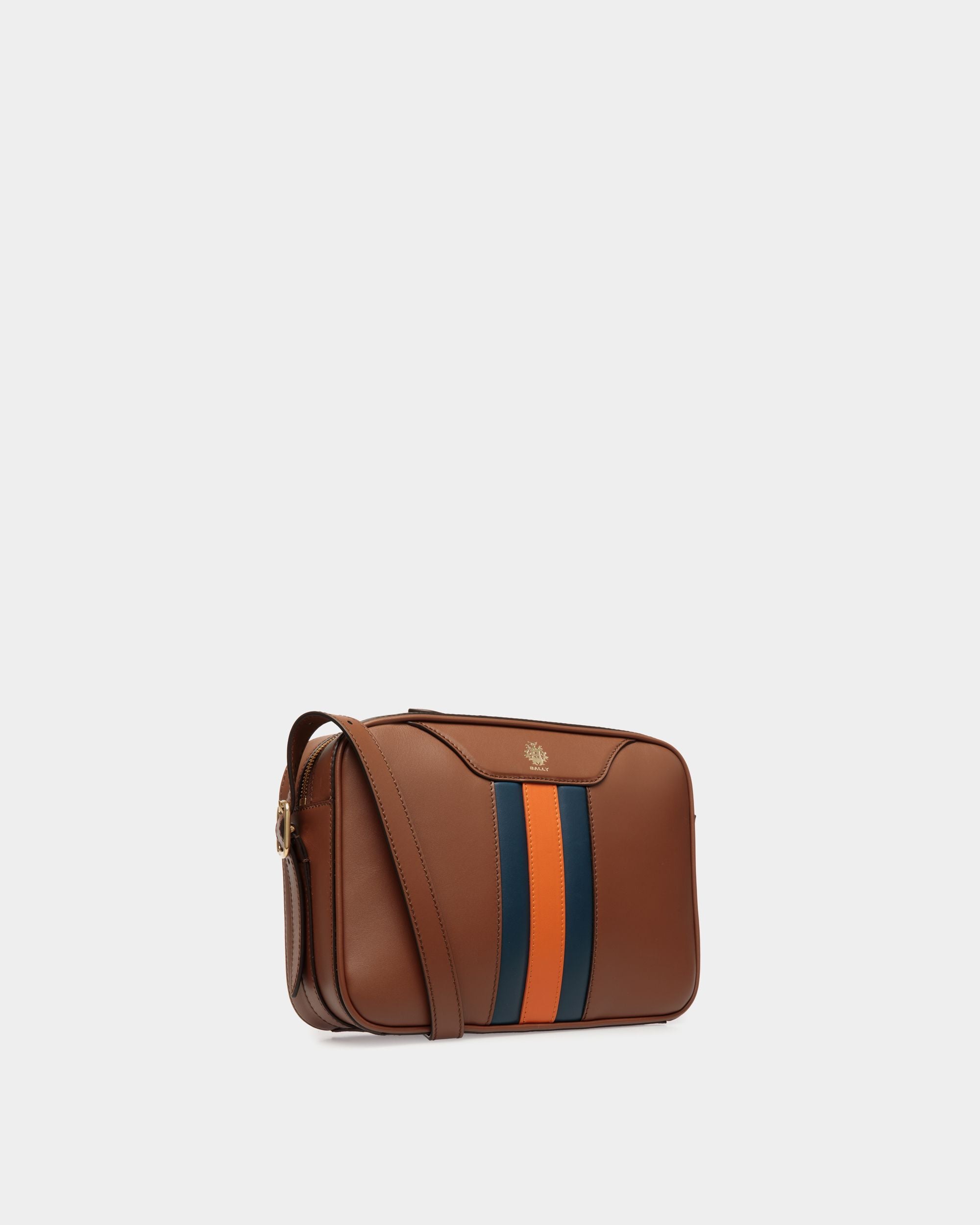 Beckett Crossbody Bag in Brown Leather - Men's - Bally - 04