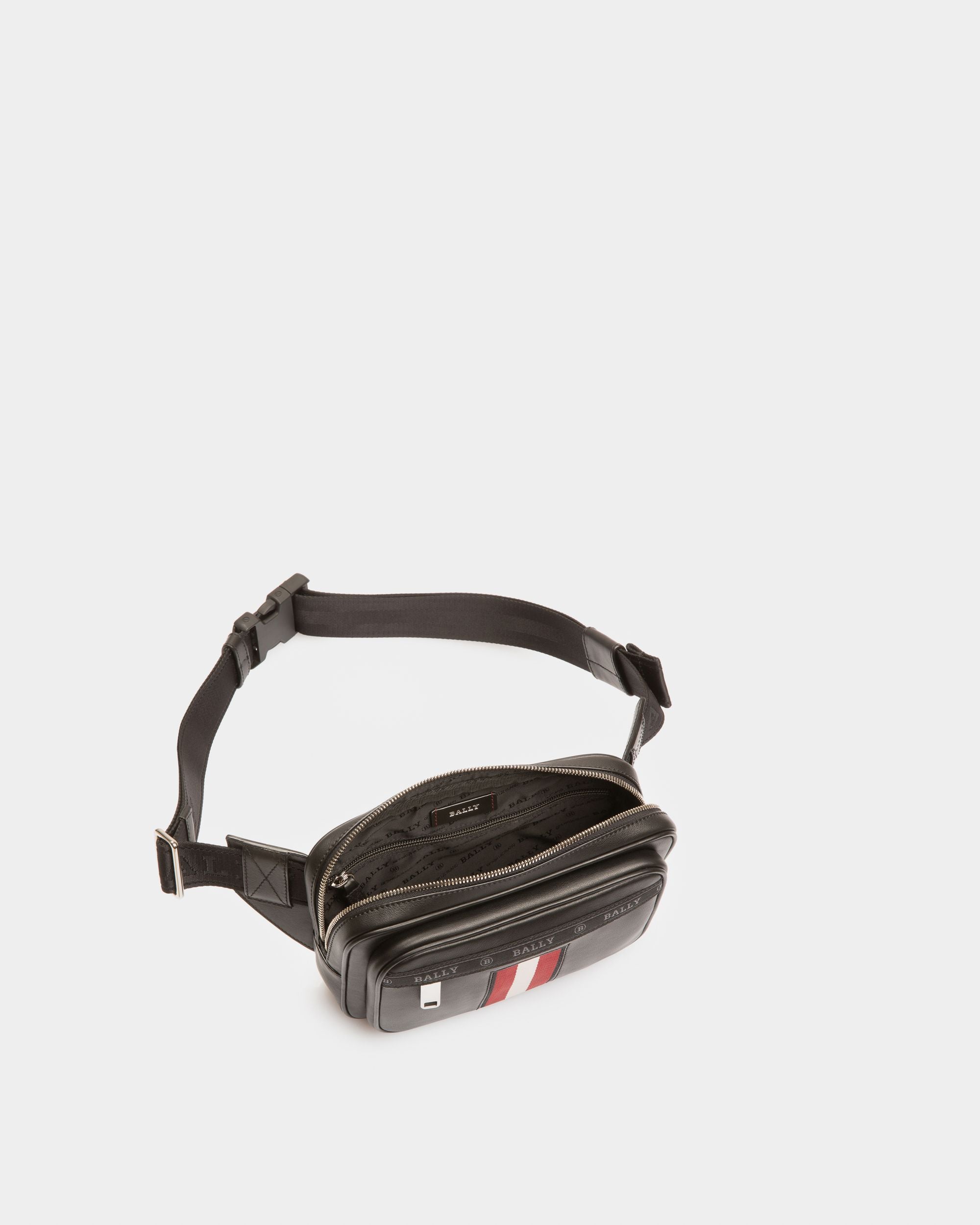 Hilbert Leather Bum Bag In Black - Men's - Bally - 04