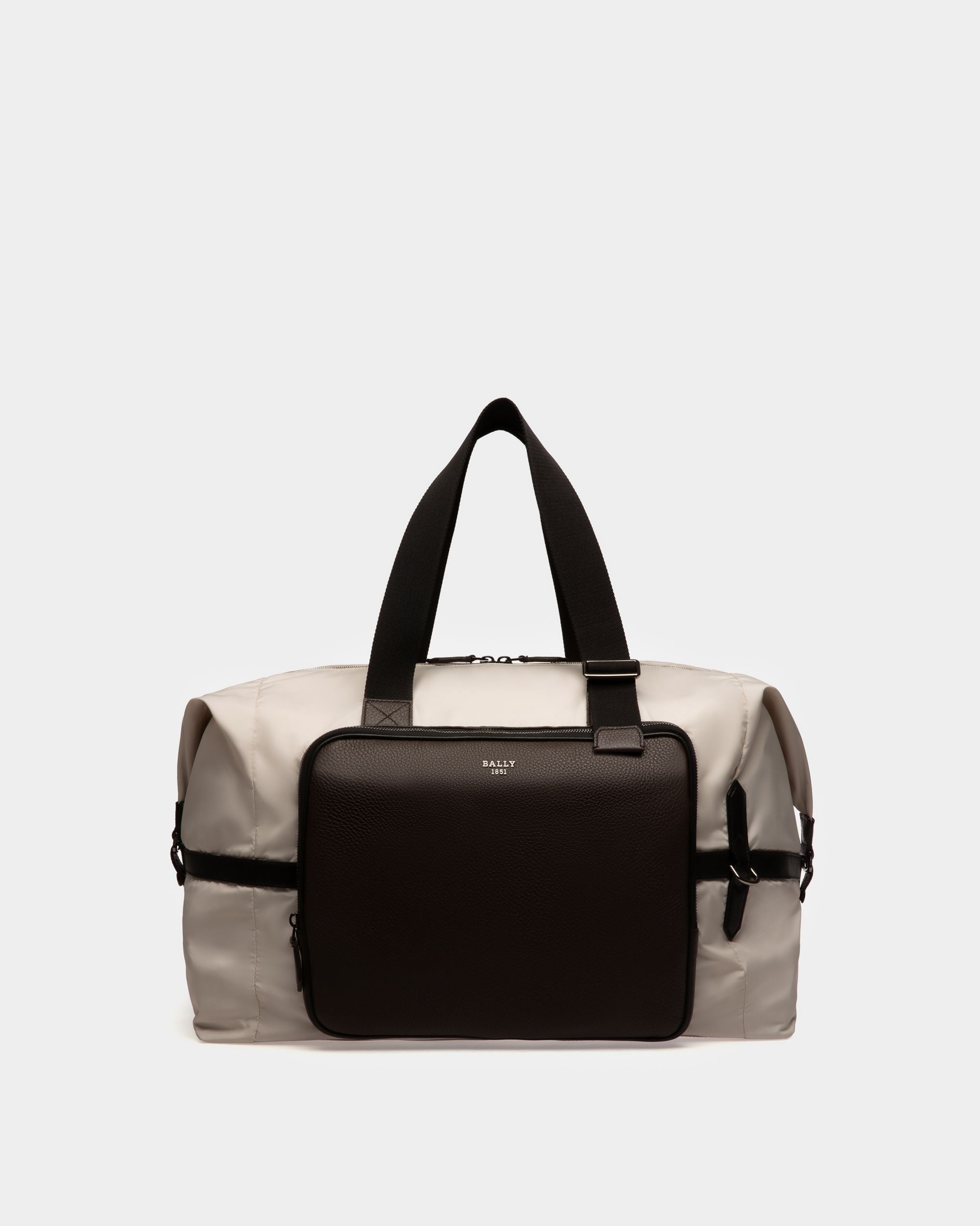 Balten Recycled Nylon Weekender In Denty White - Men's - Bally - 01