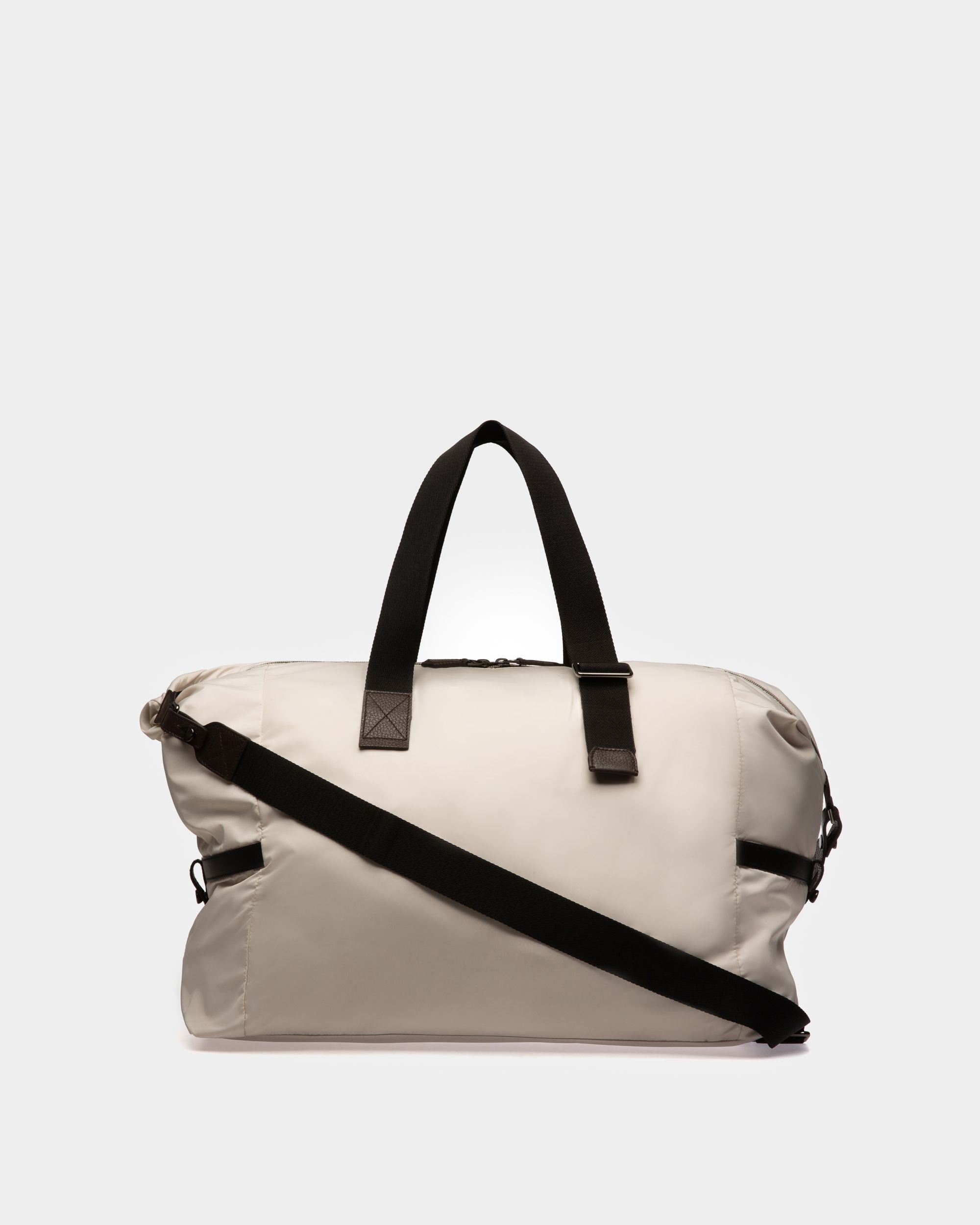 Balten Recycled Nylon Weekender In Denty White - Men's - Bally - 03