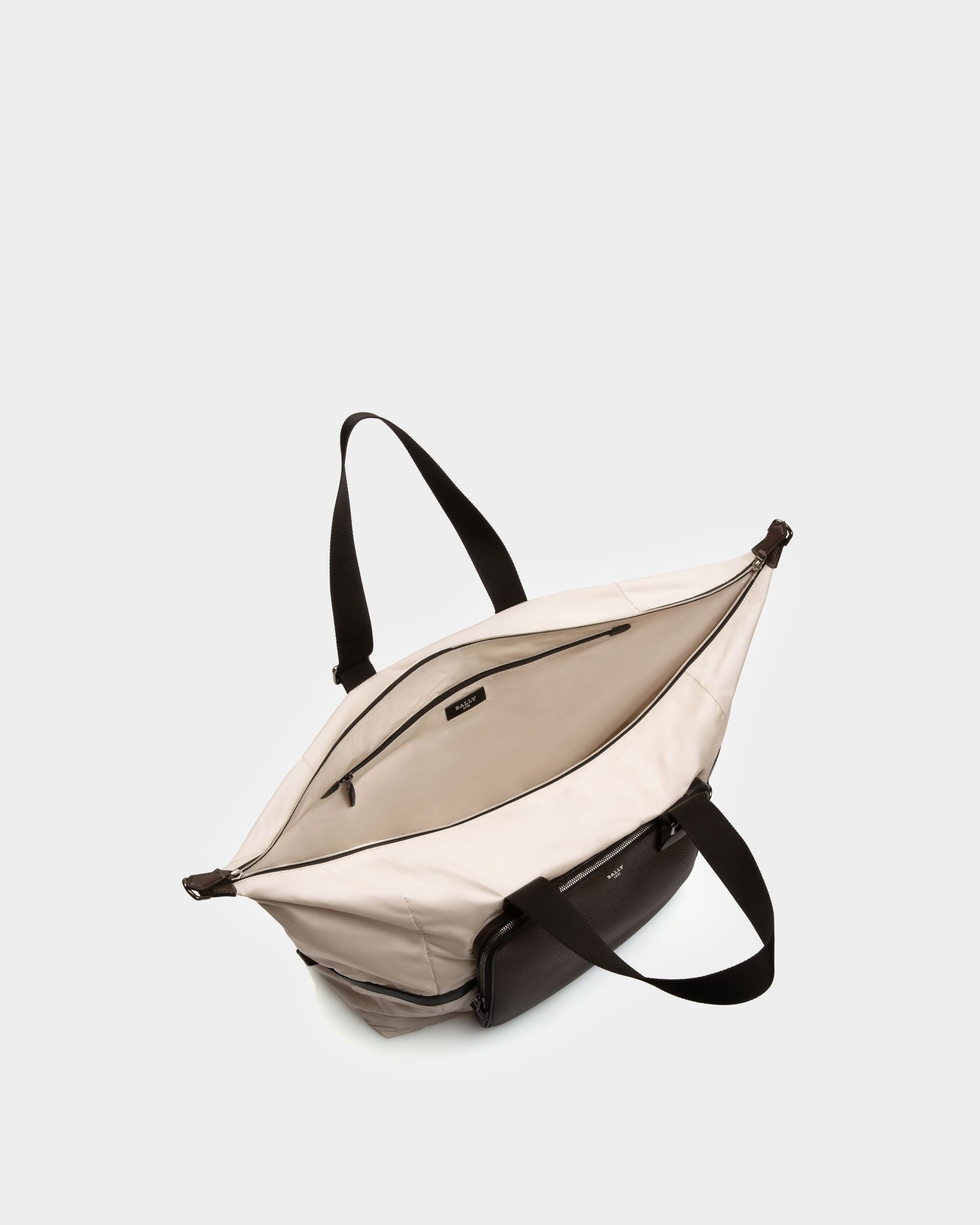 Balten Recycled Nylon Weekender In Denty White - Men's - Bally - 04