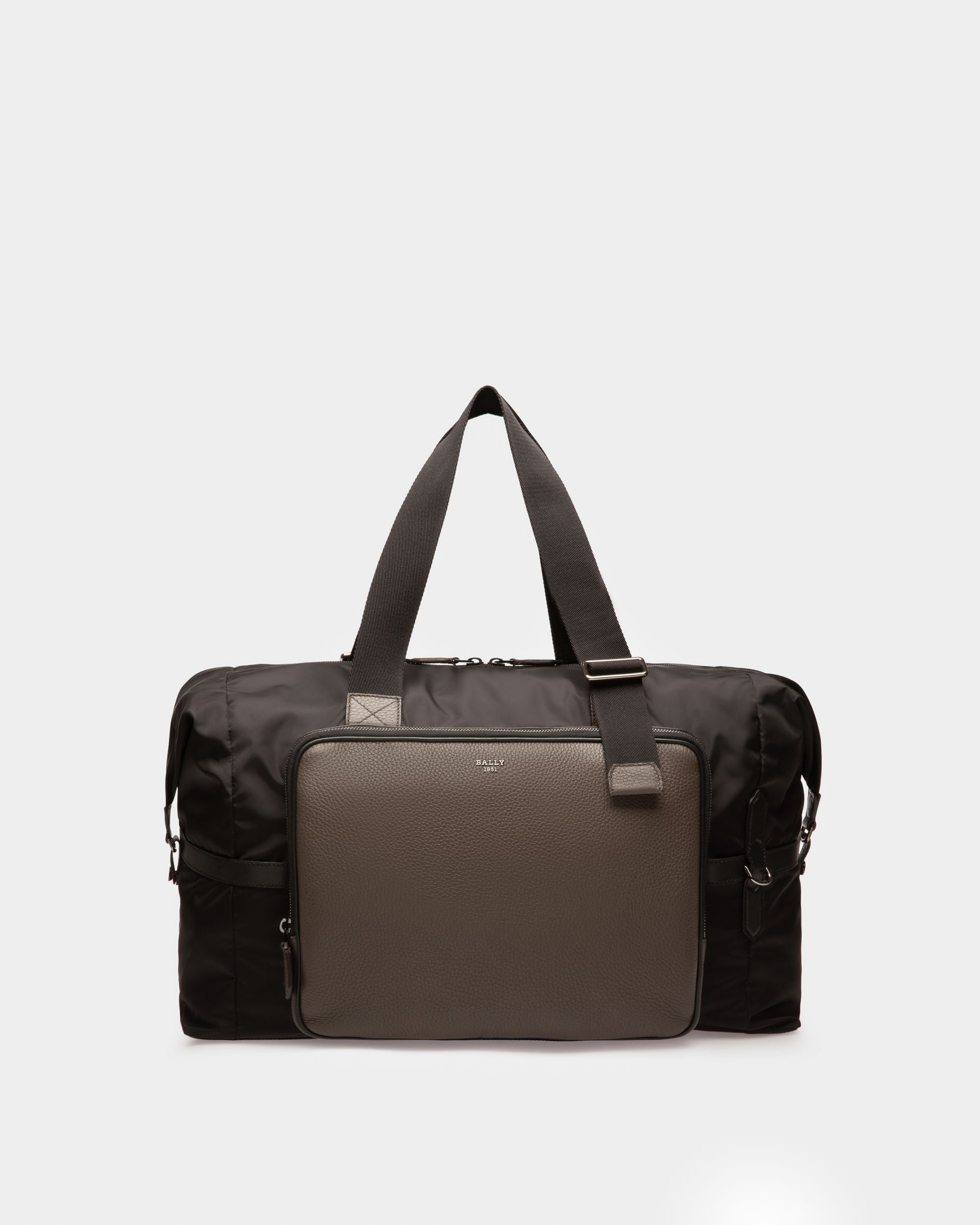 Balten Recycled Nylon Weekender In Black - Men's - Bally - 01