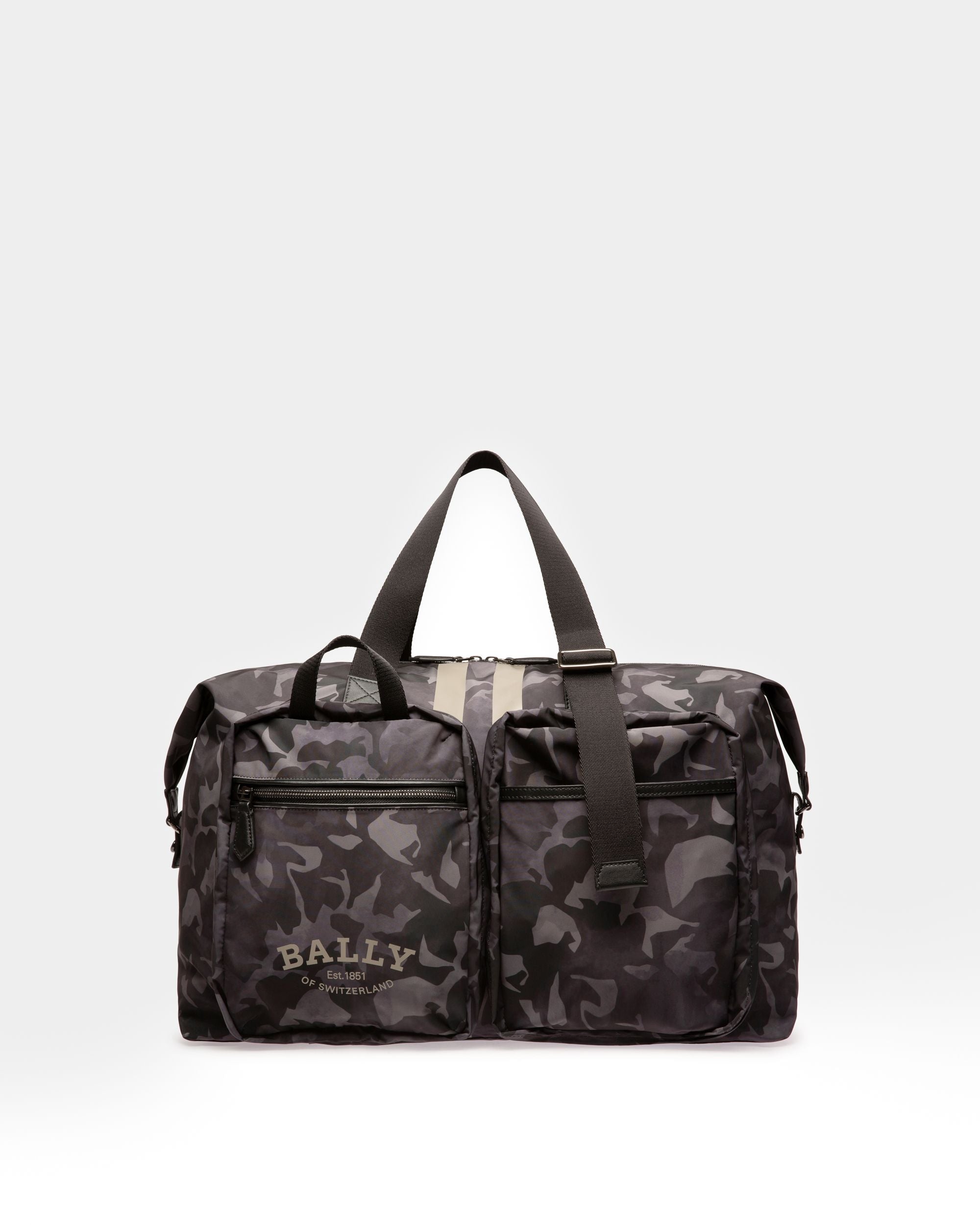 Fesder Nylon Weekender Bag In Black - Men's - Bally - 01