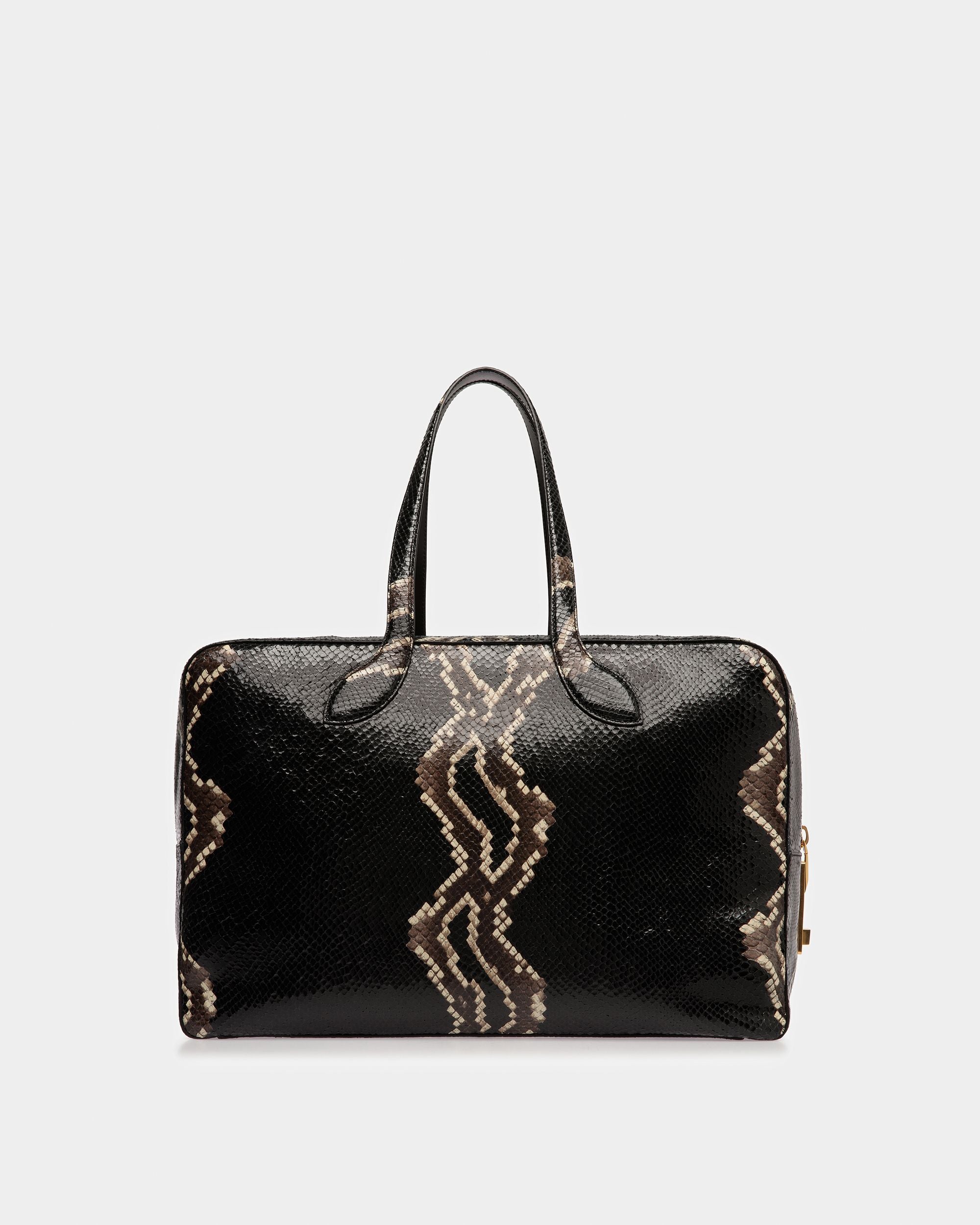 Lago Weekender Bag In Python Print - Men's - Bally - 03