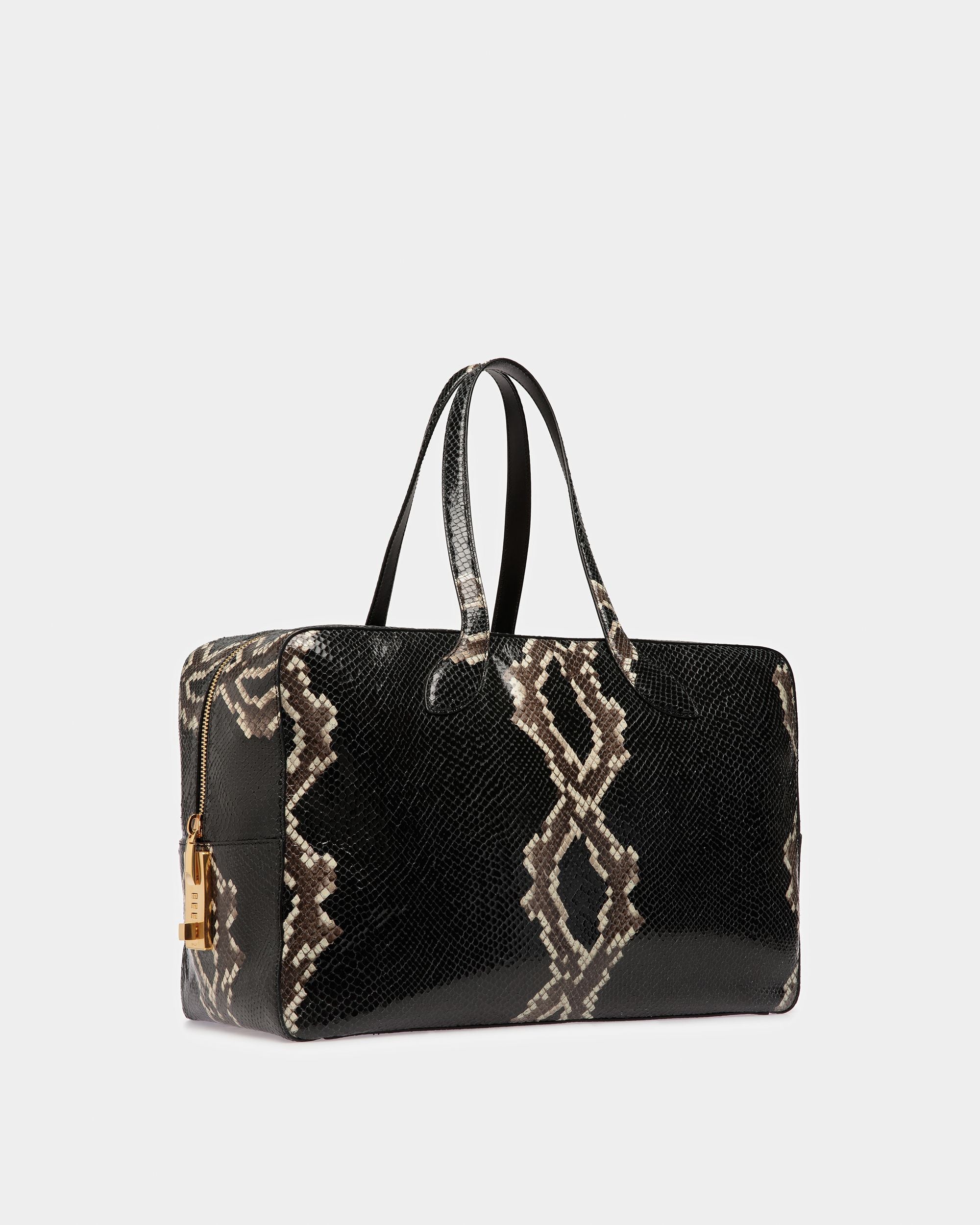 Lago Weekender Bag In Python Print - Men's - Bally - 04