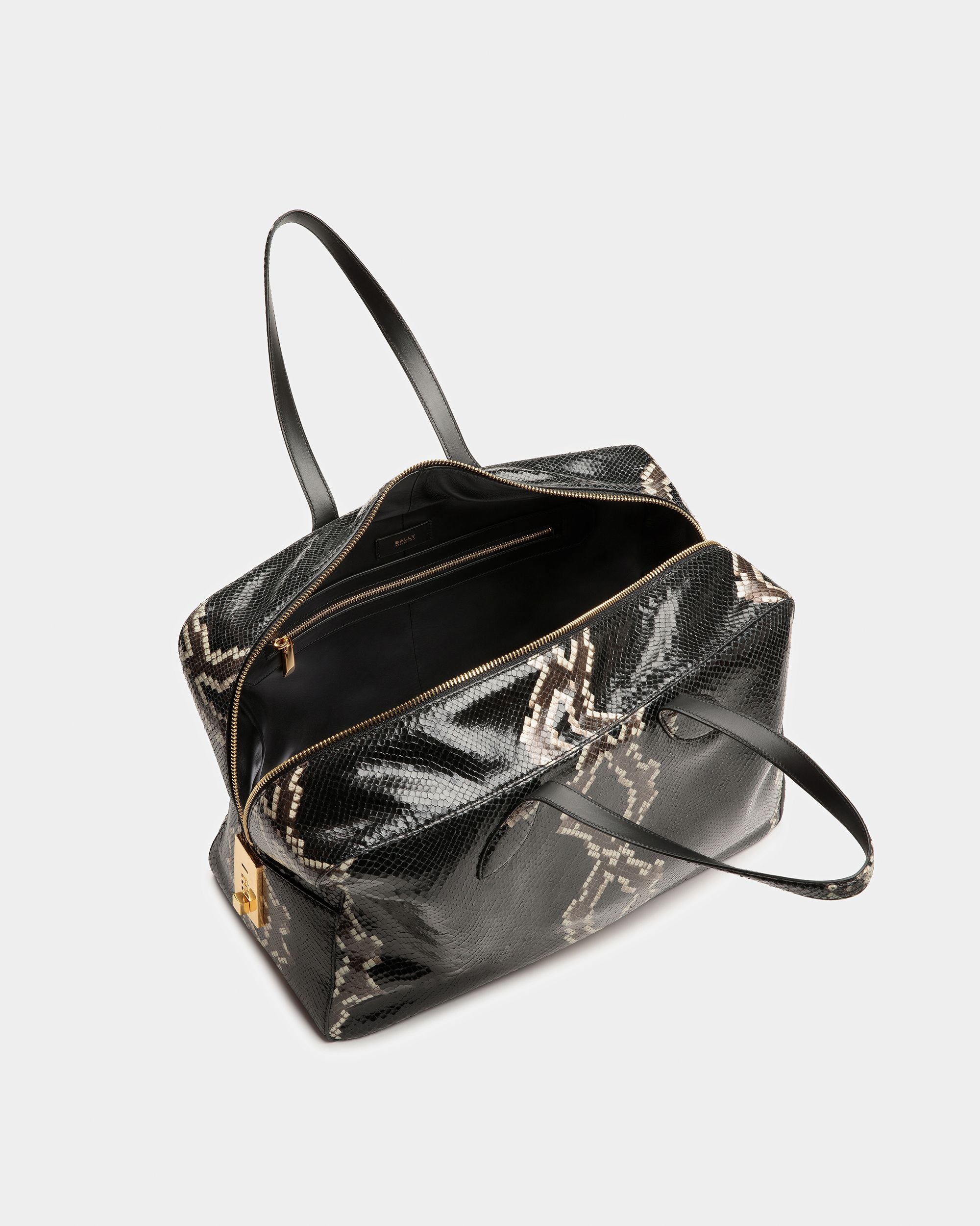 Lago Weekender Bag In Python Print - Men's - Bally - 05