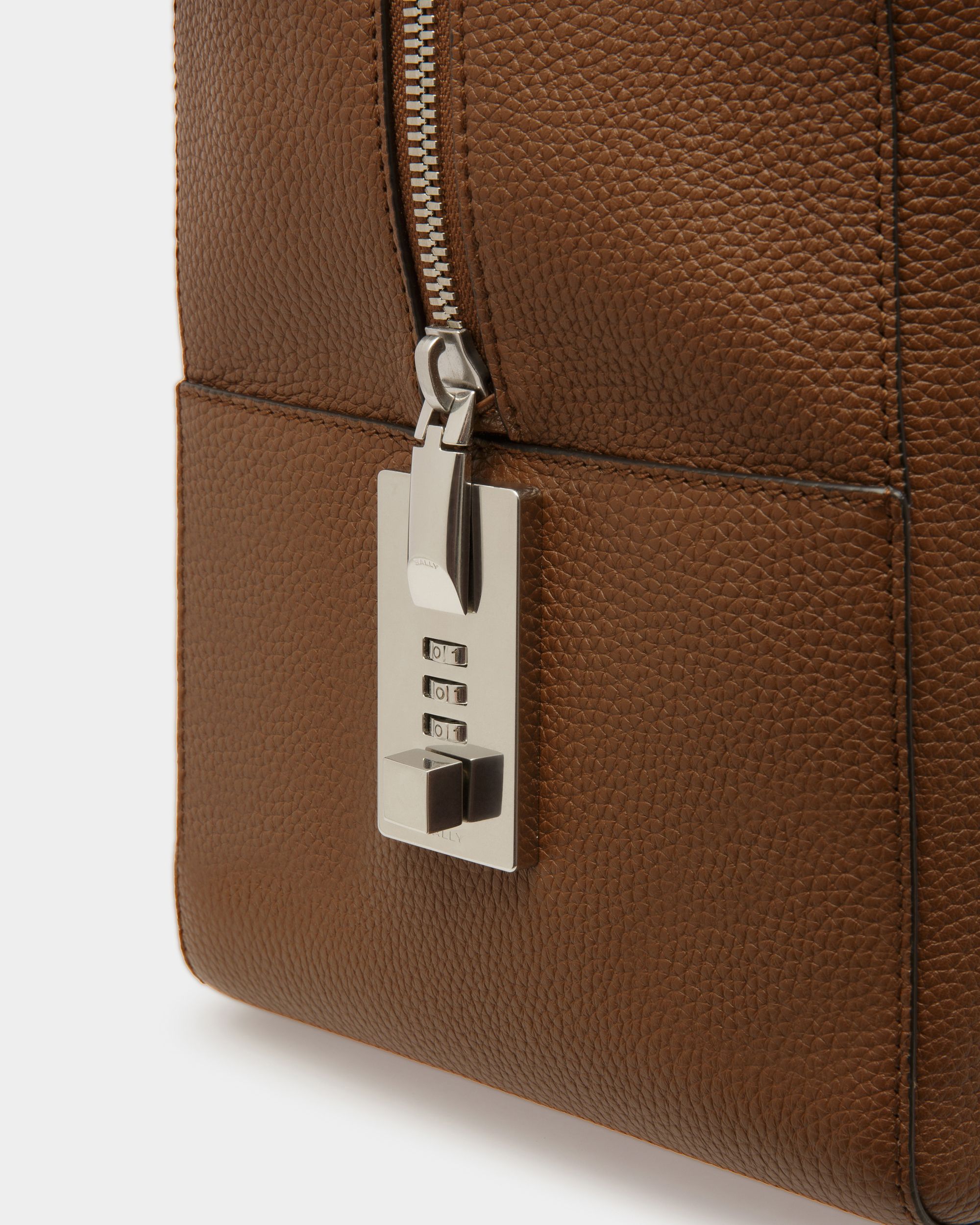 Lago Weekender In Brown Leather - Men's - Bally - 06