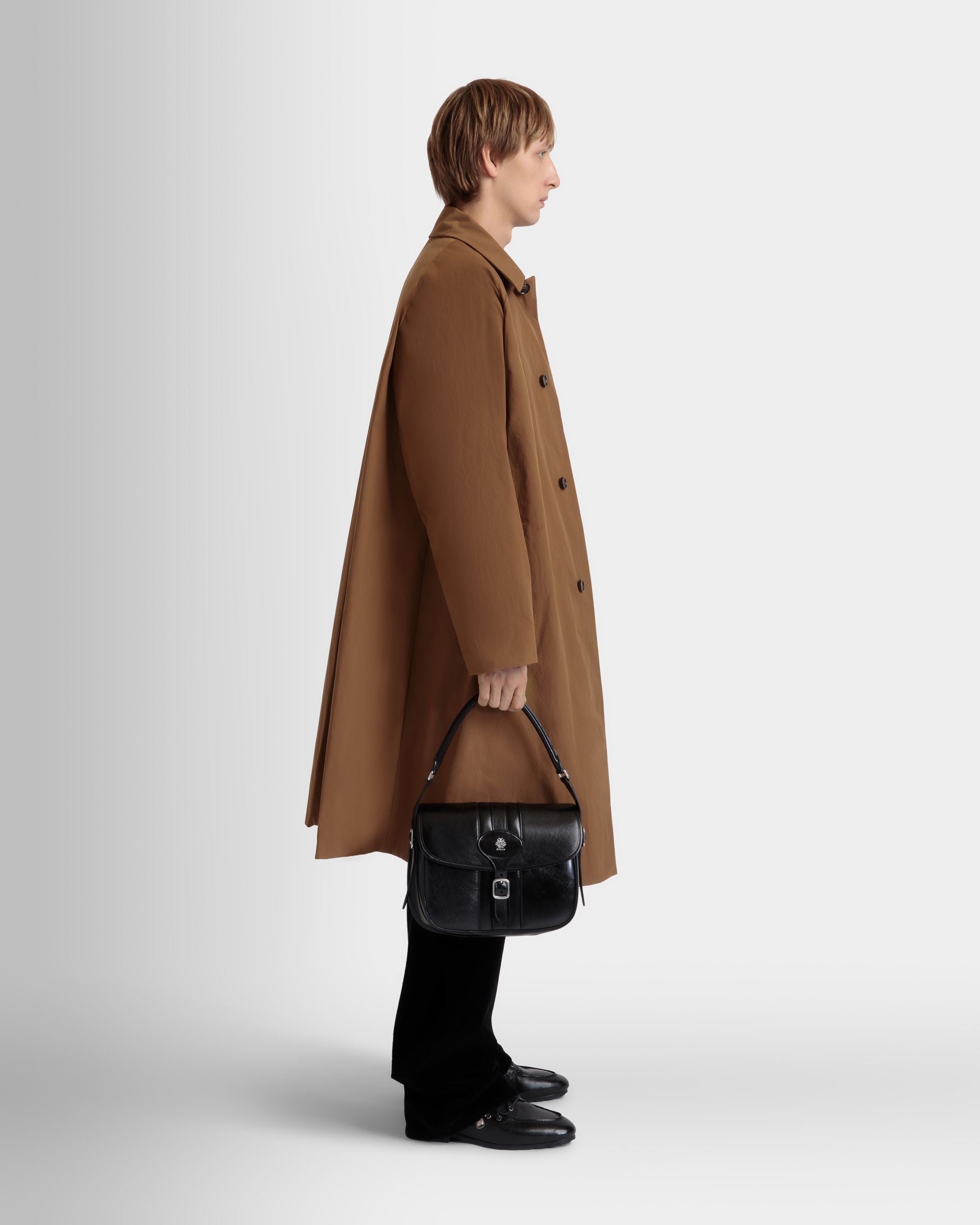 Beckett Crossbody Bag In Black Leather - Men's - Bally - 02