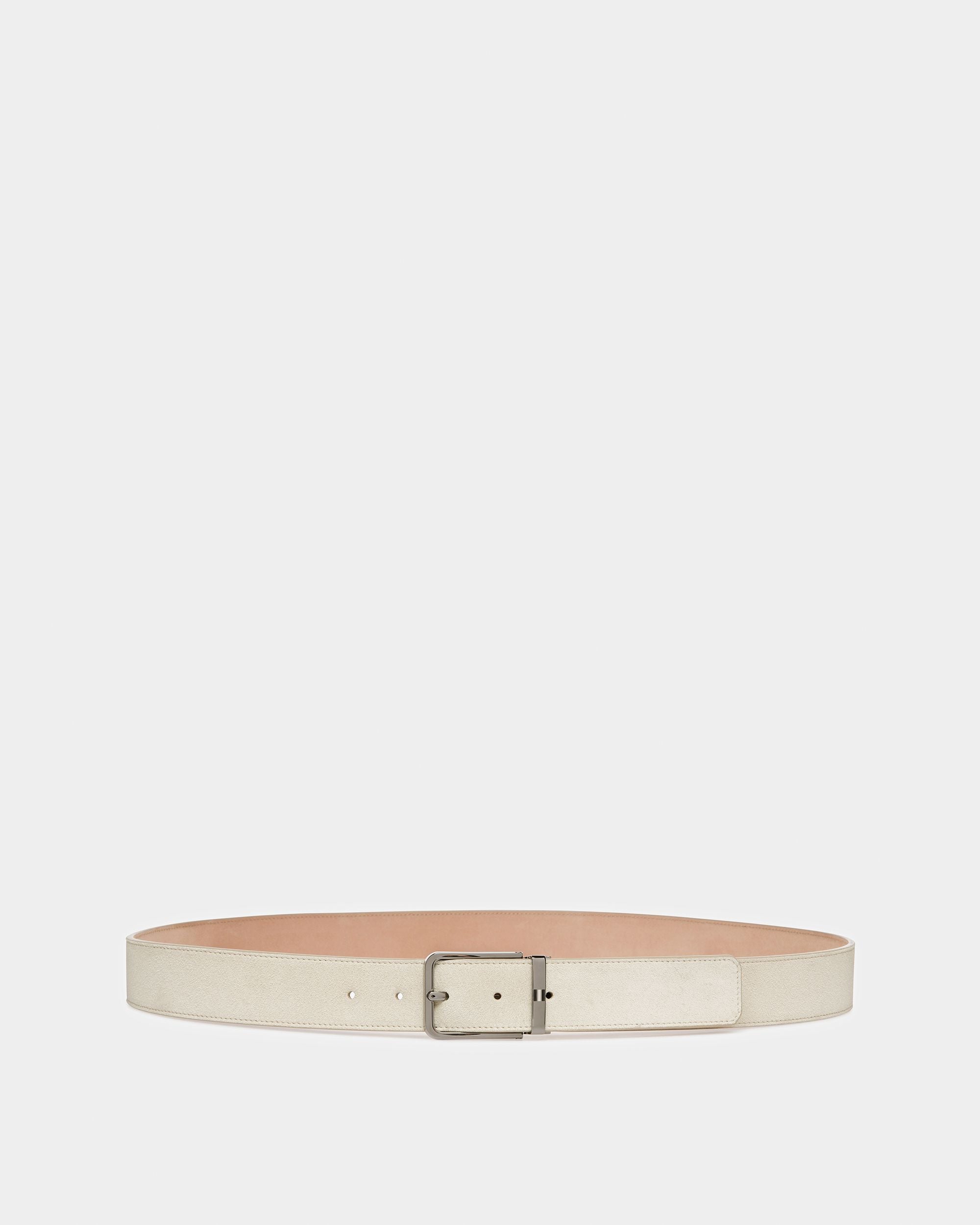 Arkin Leather 35Mm Belt In Fossil - Men's - Bally - 01