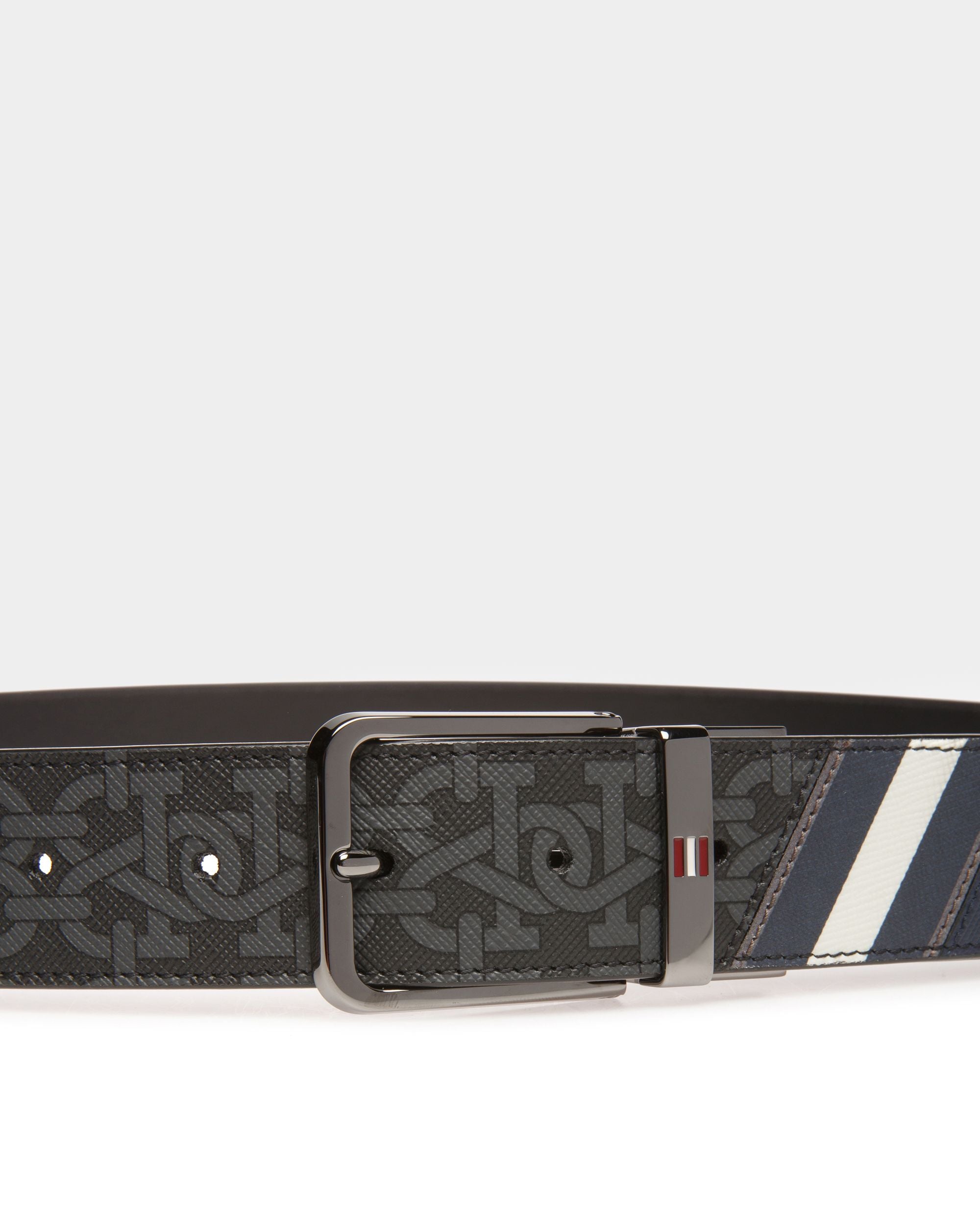 Arkin Tpu 35Mm Belt In Grey - Men's - Bally - 03