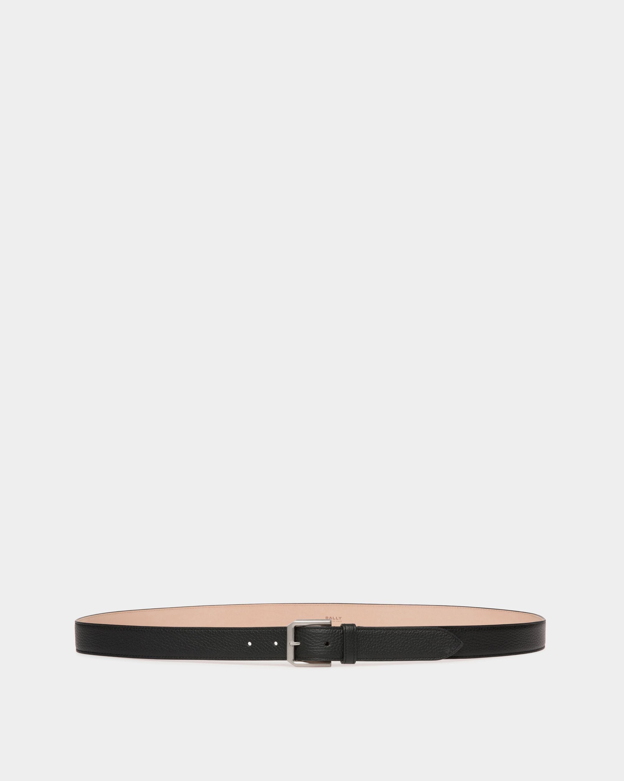 Carl 30mm Belt In Black Leather - Men's - Bally - 01