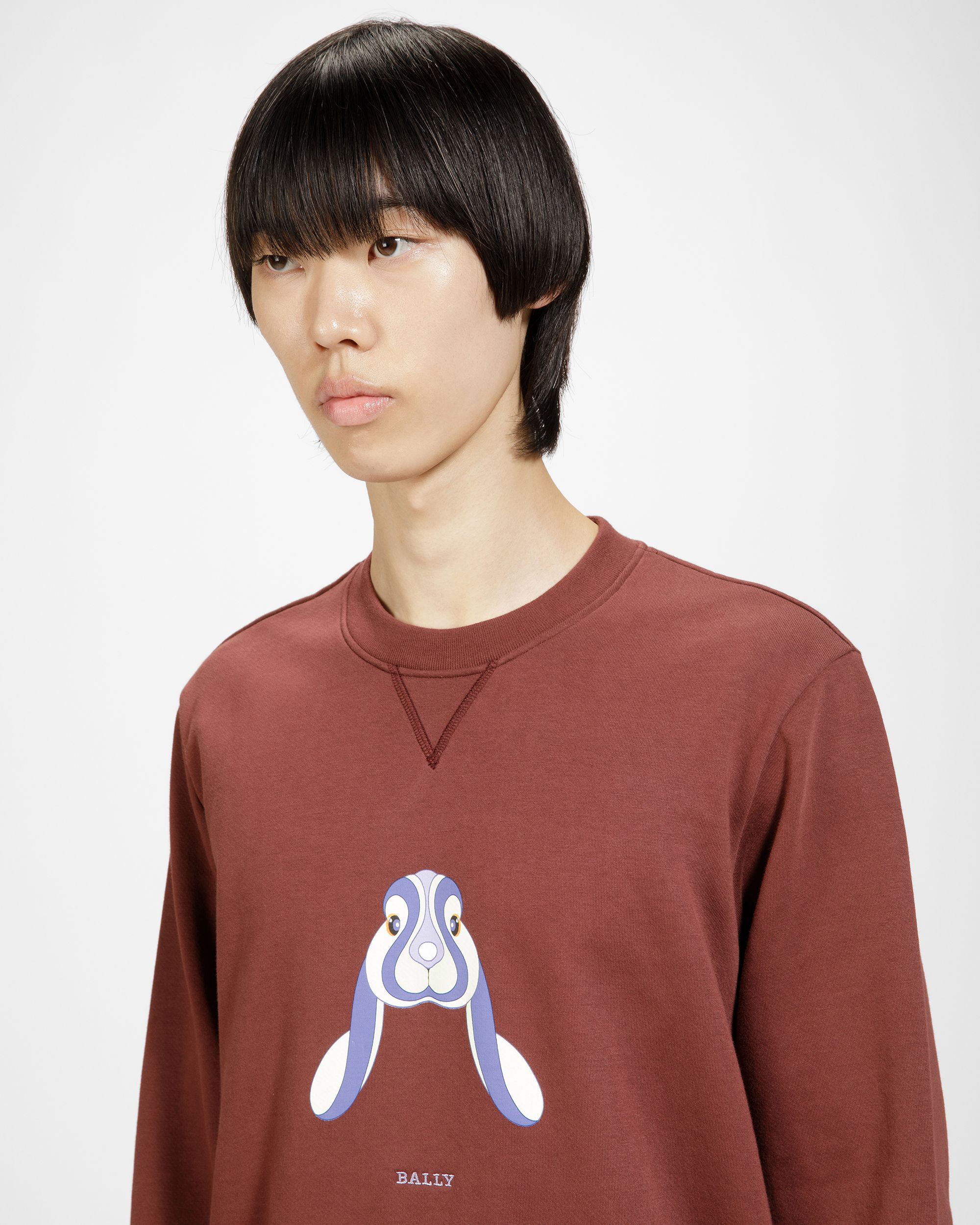 Rabbit Logo Sweatshirt - Men's - Bally - 03