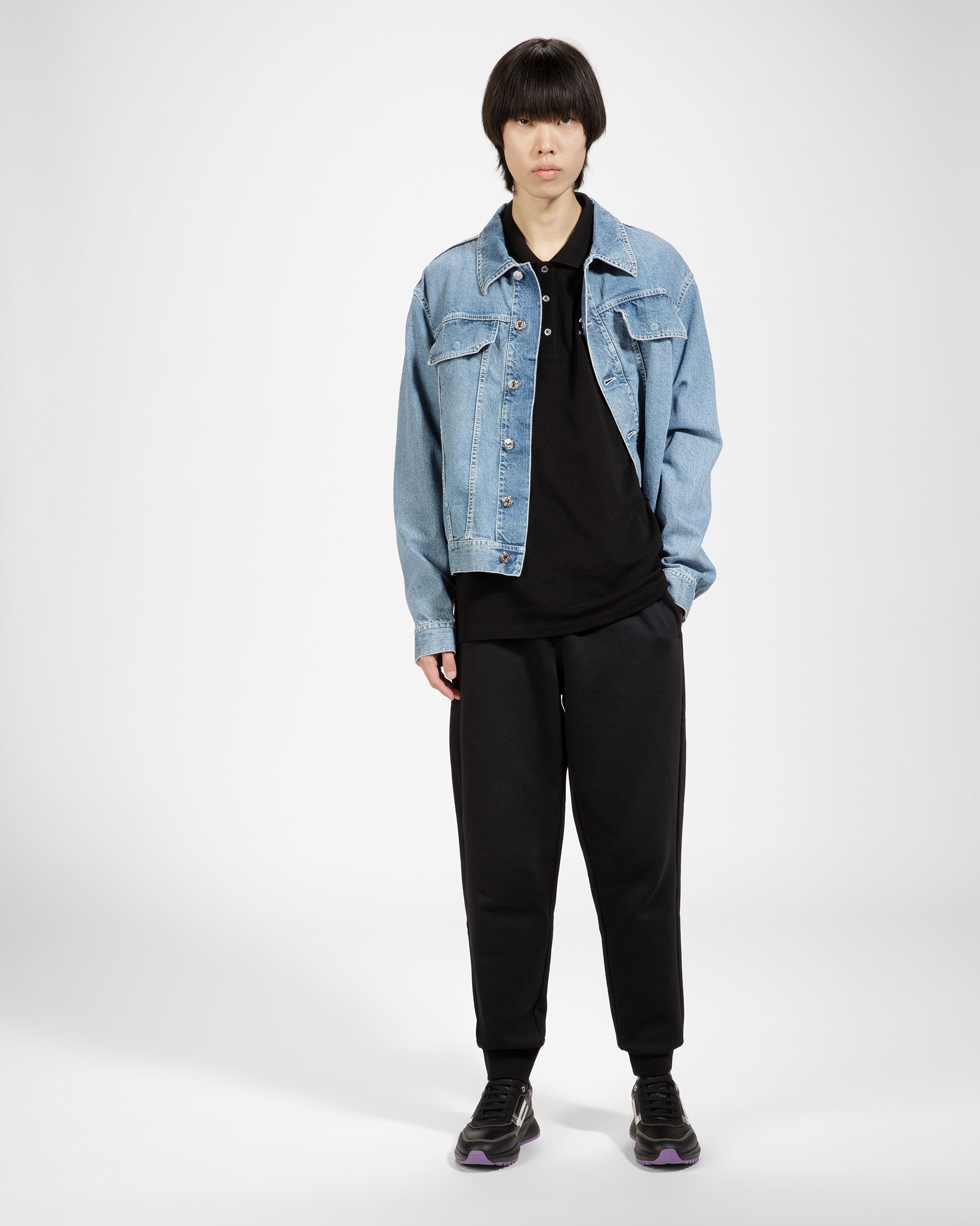 Rabbit Logo Polo Shirt - Men's - Bally - 04