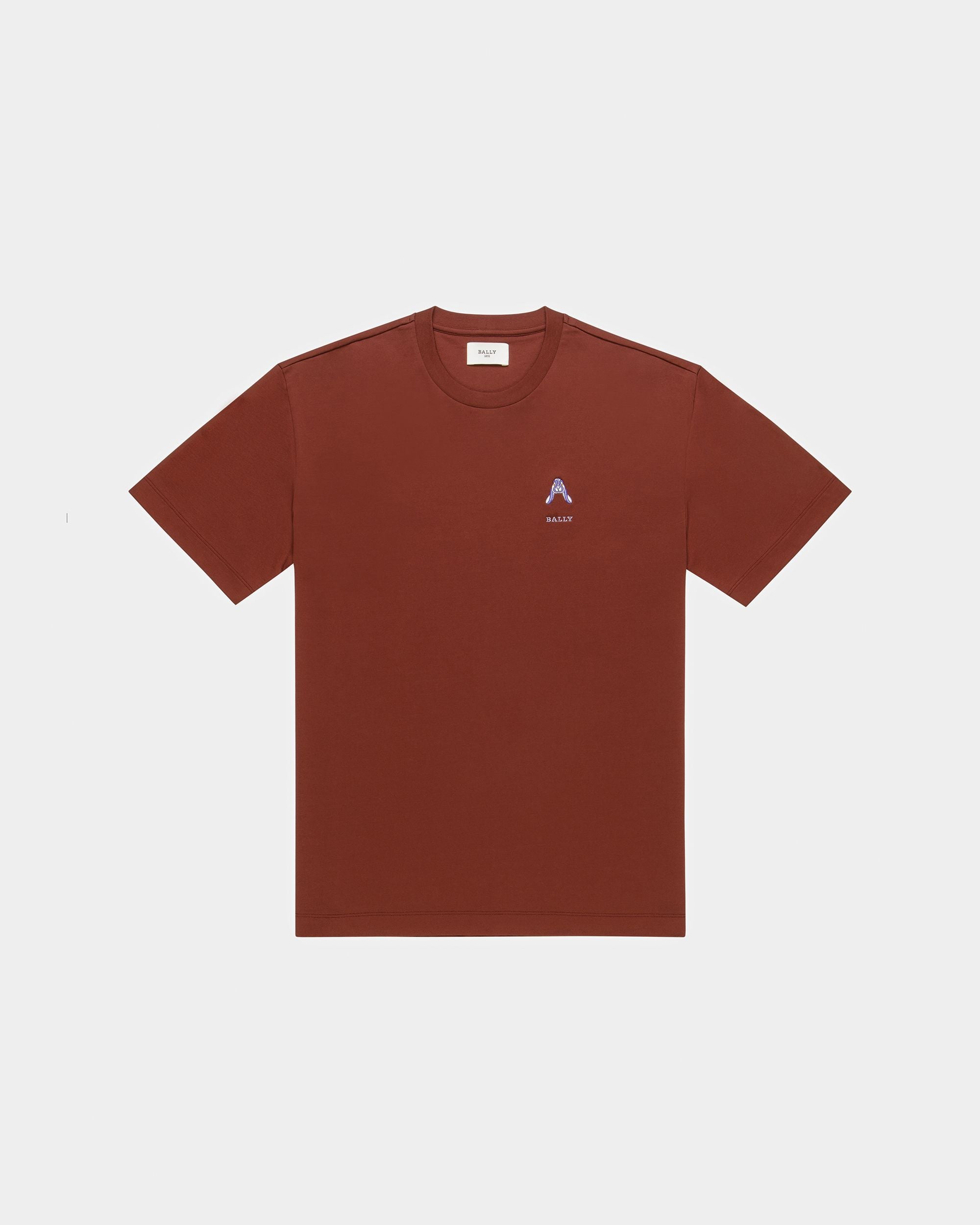 Embroidered Rabbit Logo T-Shirt - Men's - Bally - 05