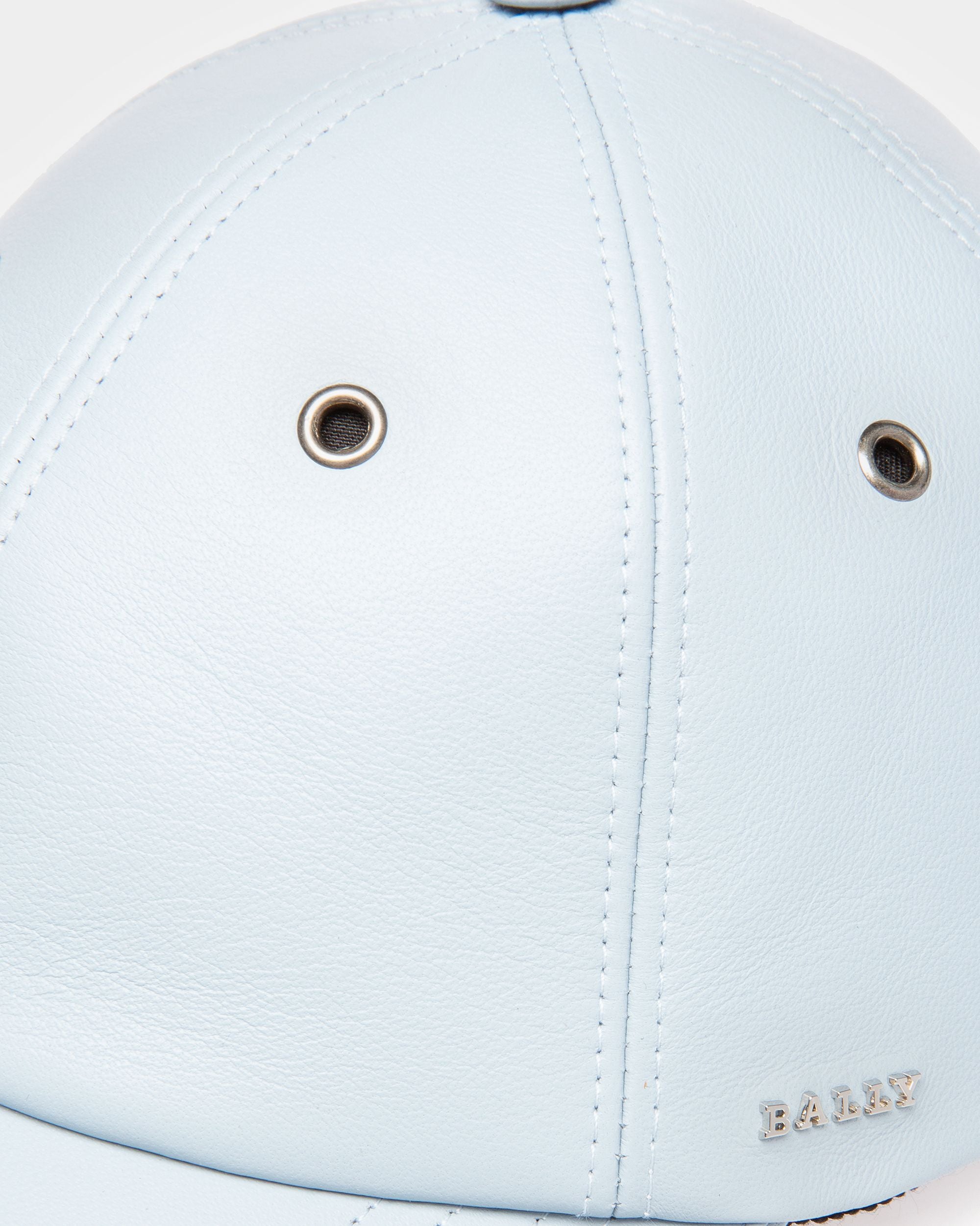 Leather Baseball Cap - Men's - Bally - 04