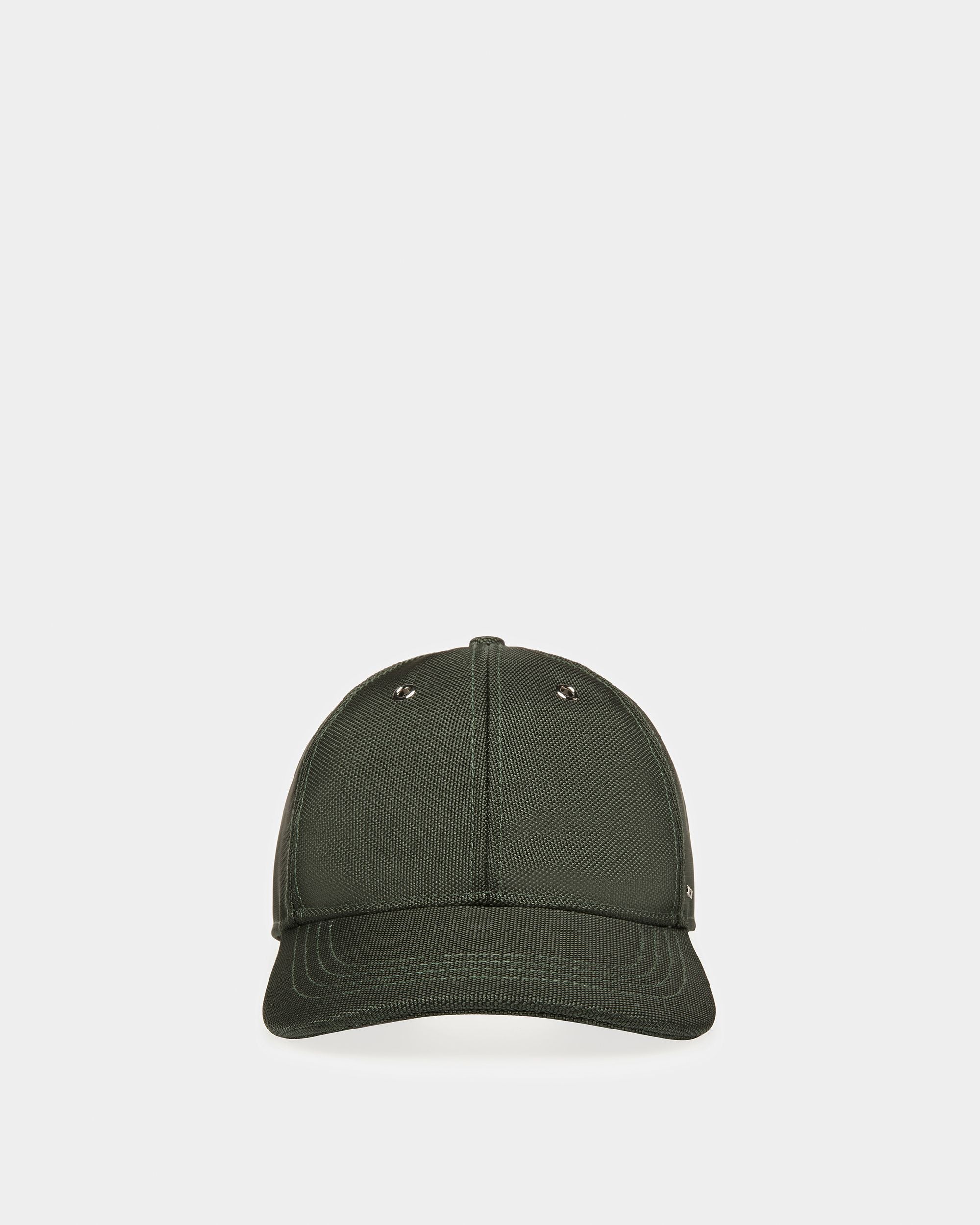 Cotton Baseball Cap In Sage - Men's - Bally - 01