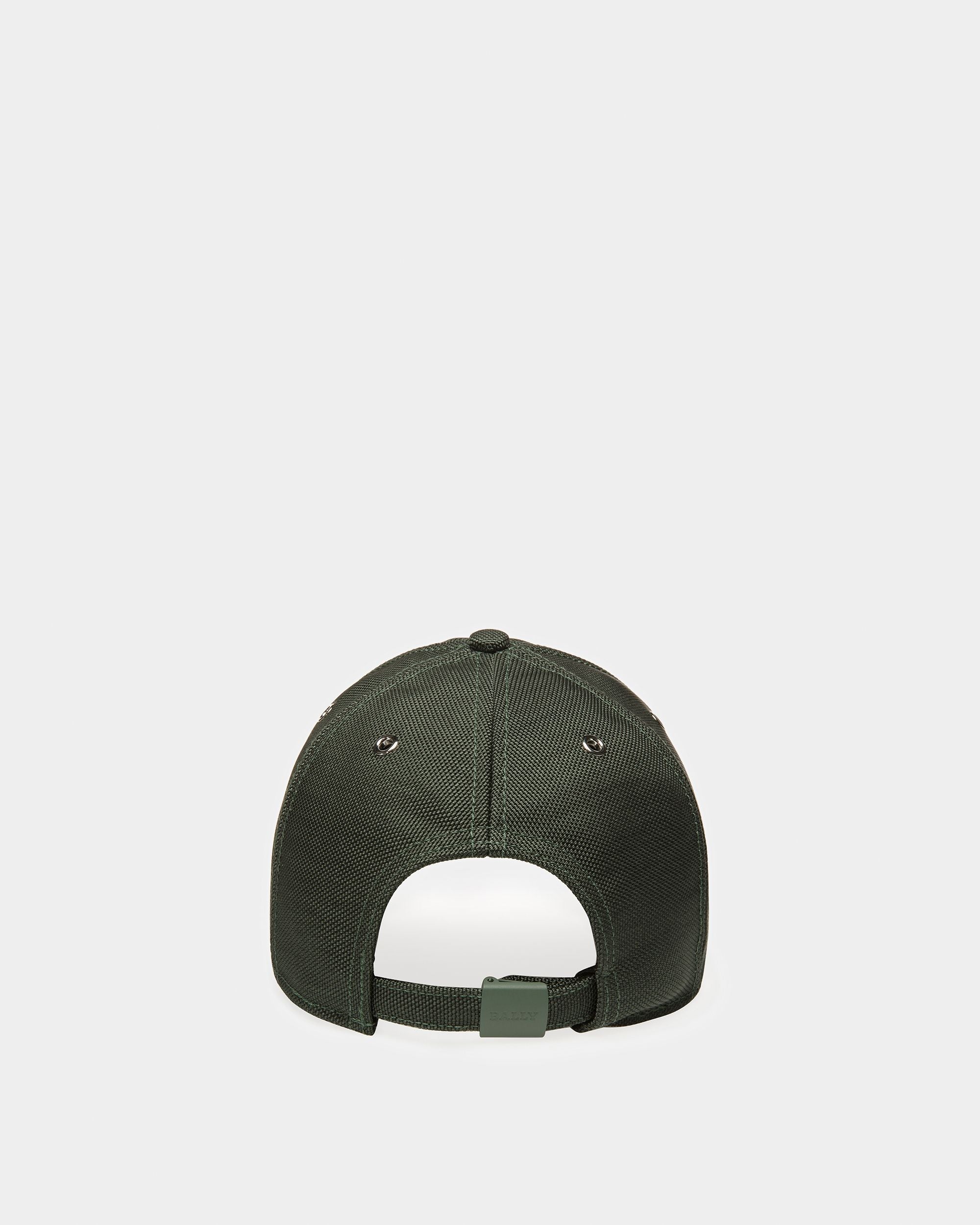 Cotton Baseball Cap In Sage - Men's - Bally - 03