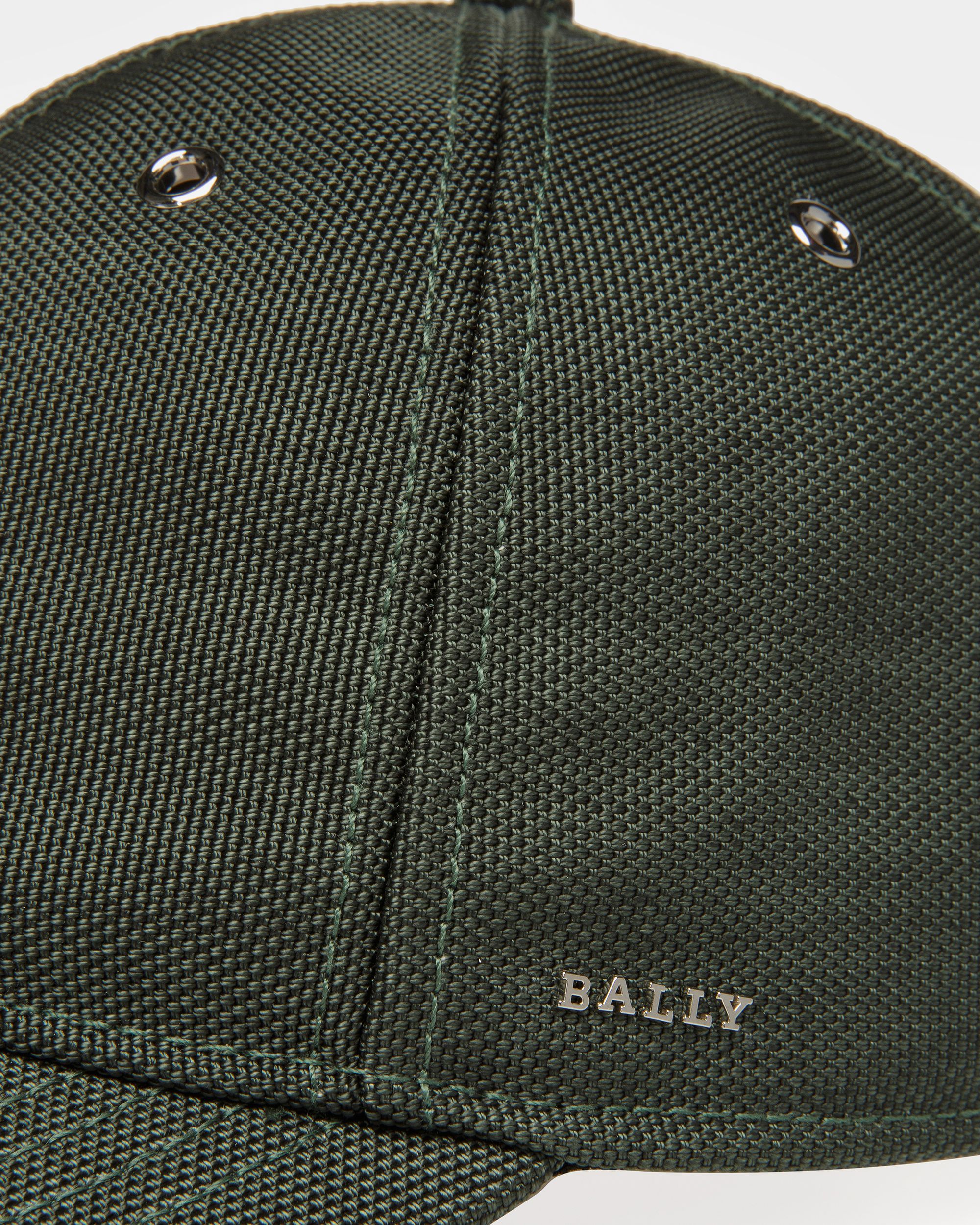 Cotton Baseball Cap In Sage - Men's - Bally - 04