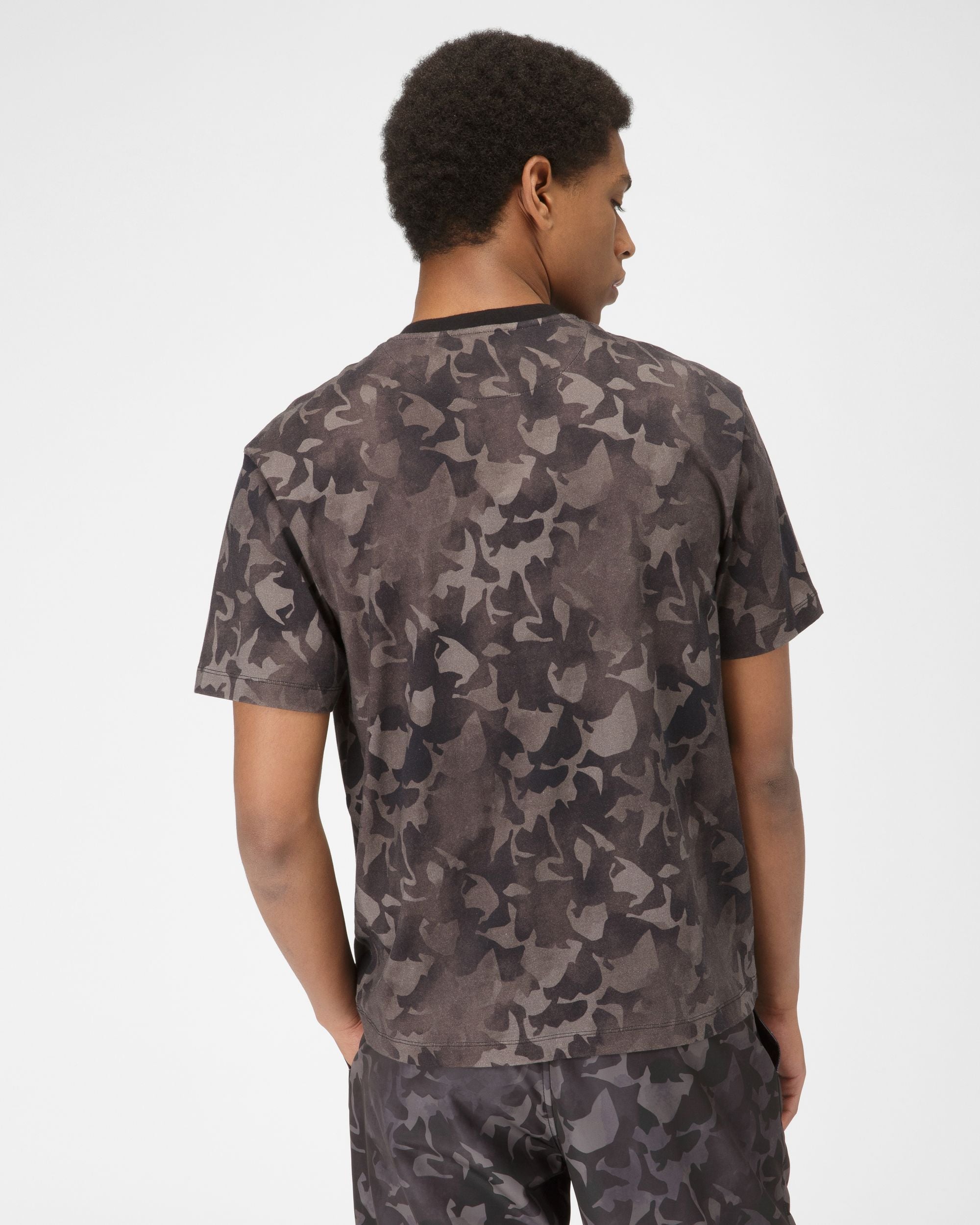 Organic Cotton T-Shirt In Black - Men's - Bally - 03