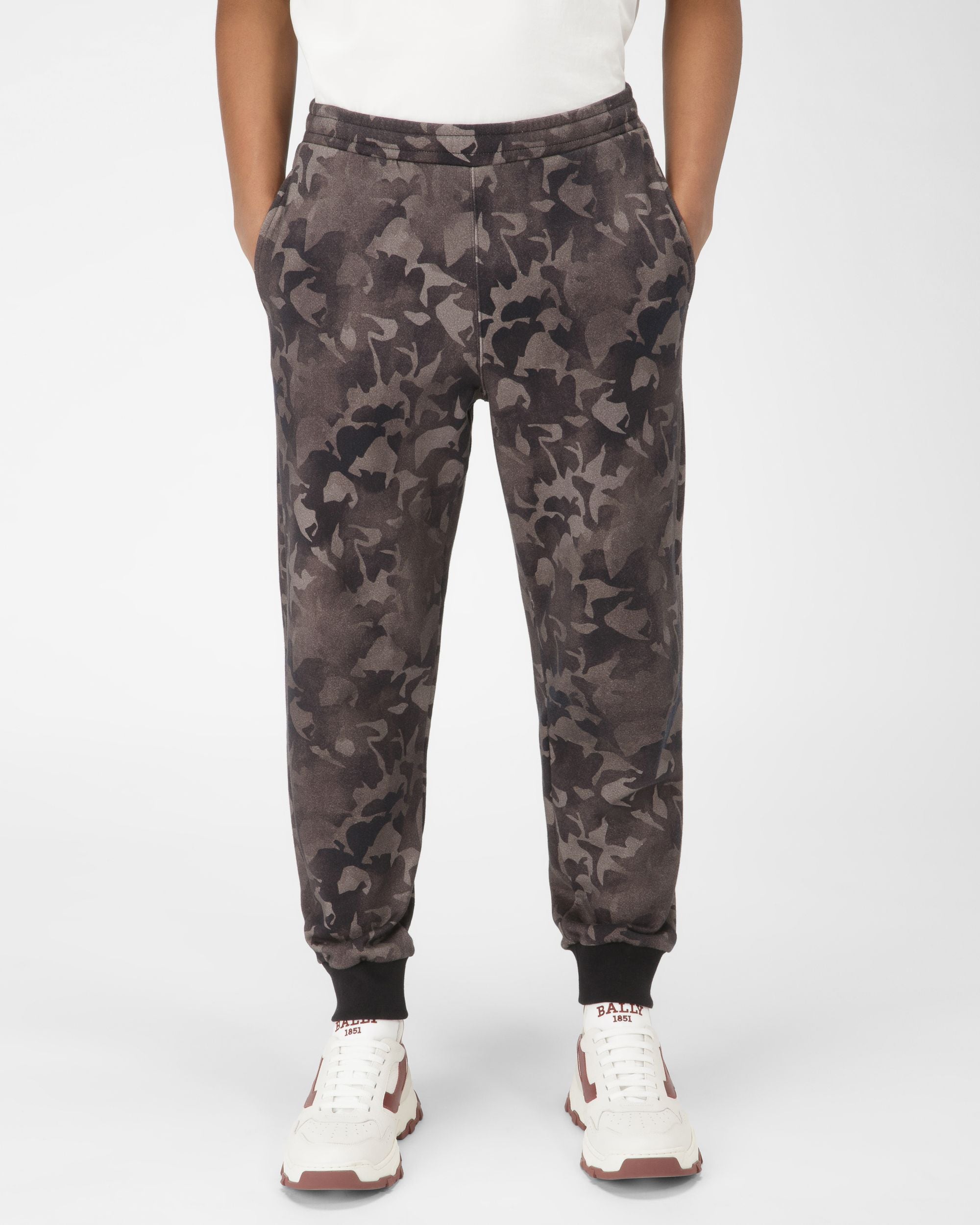 Organic Cotton Trousers In Black - Men's - Bally - 01