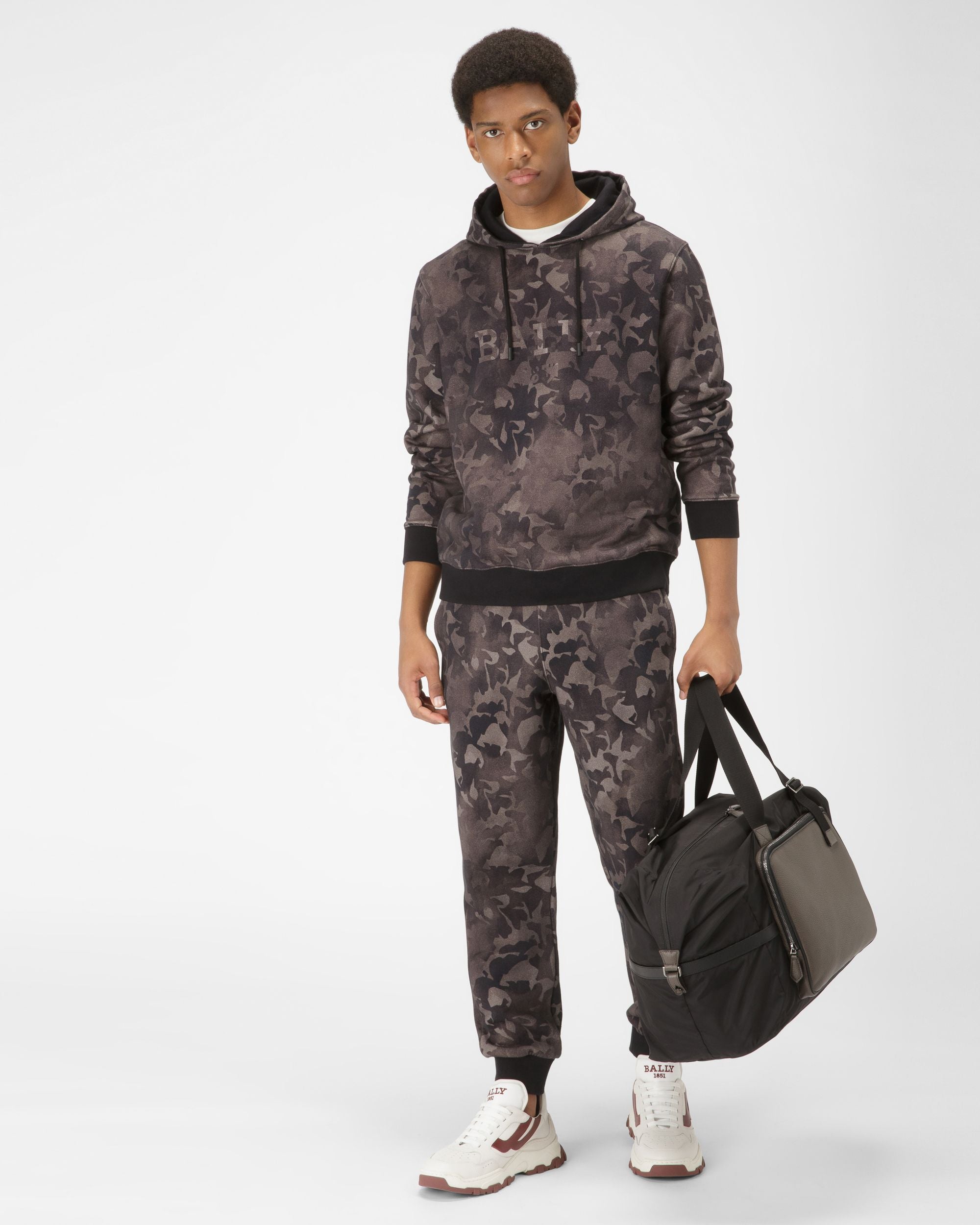 Organic Cotton Trousers In Black - Men's - Bally - 05