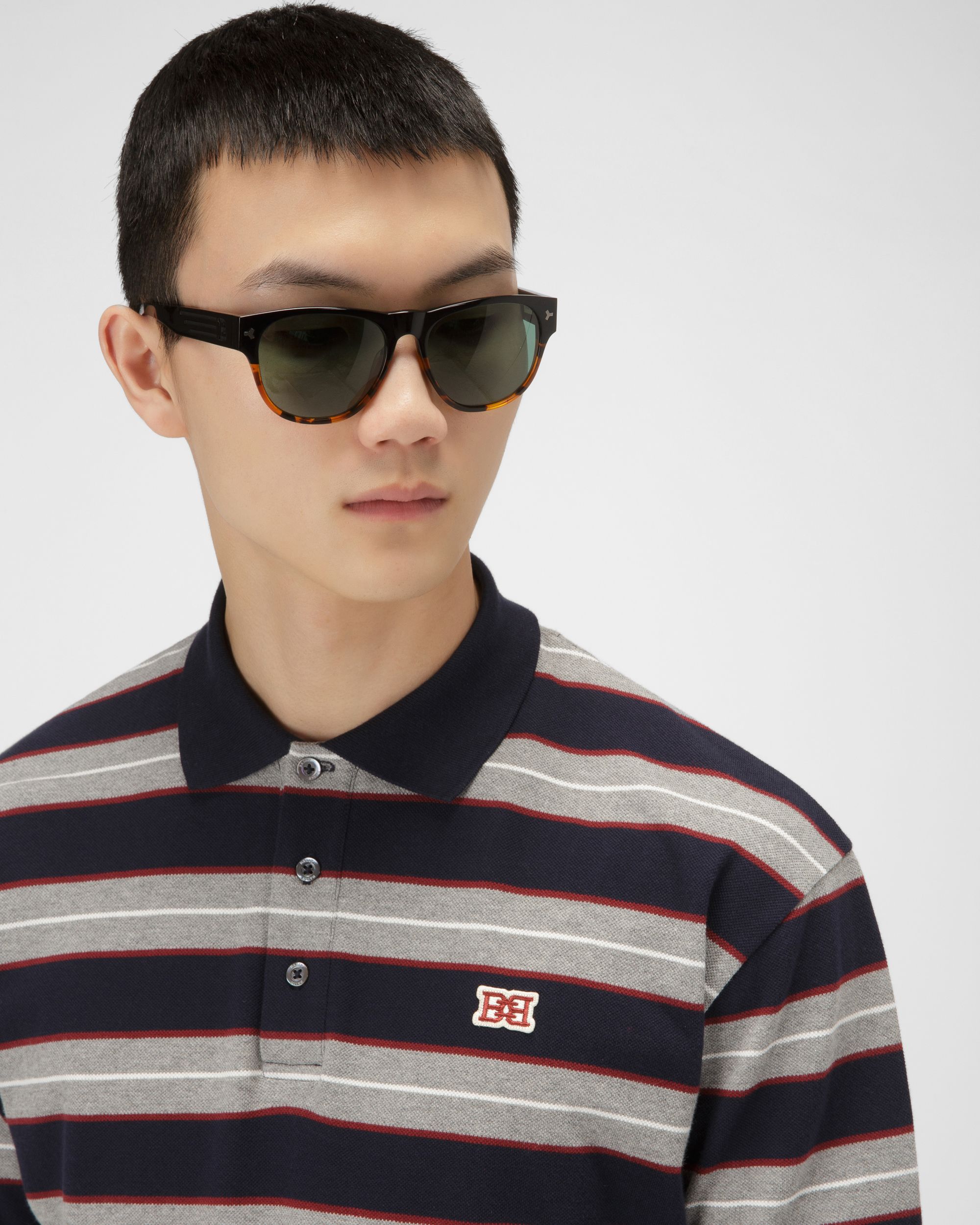 Striped Polo - Men's - Bally - 02