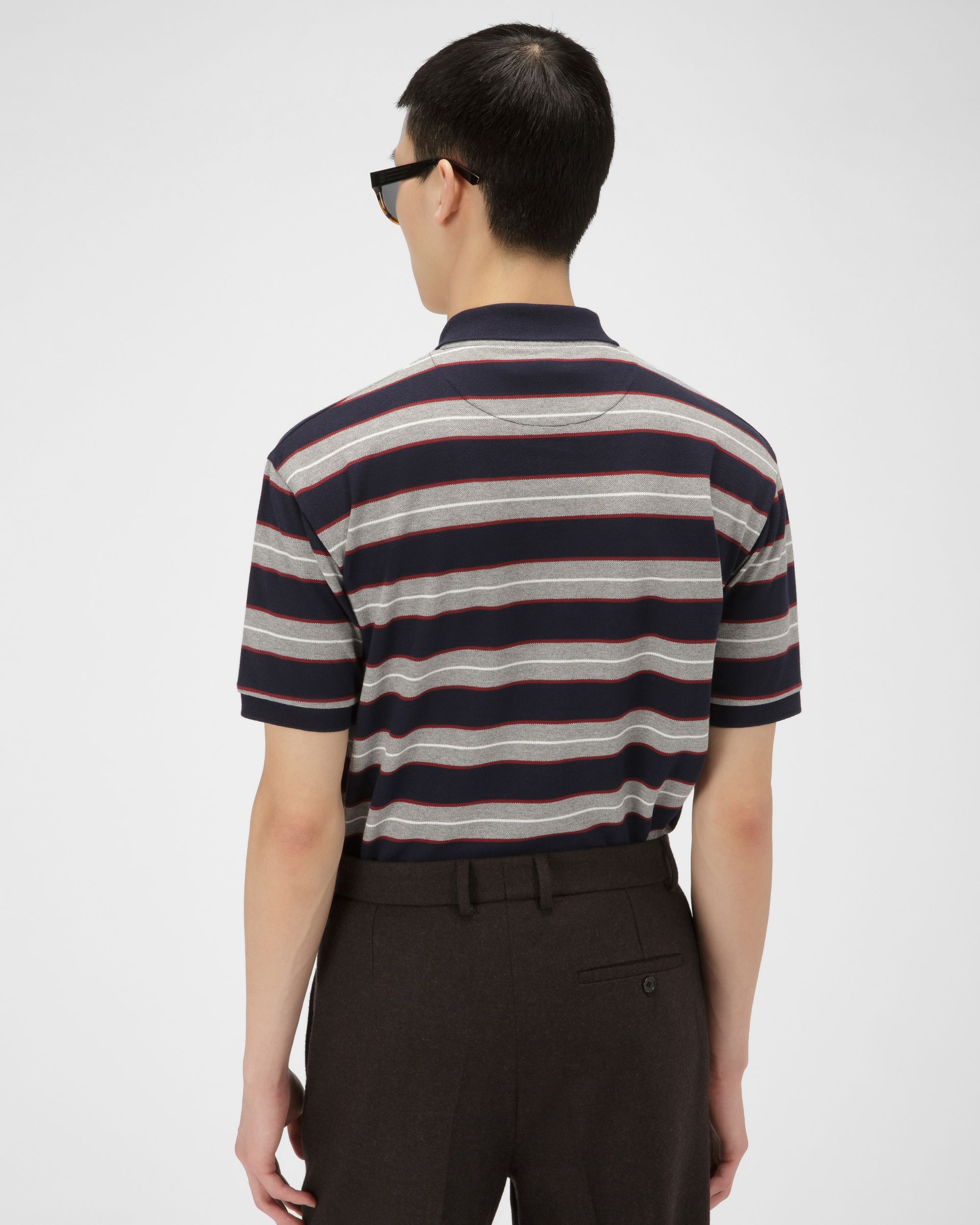 Striped Polo - Men's - Bally - 04